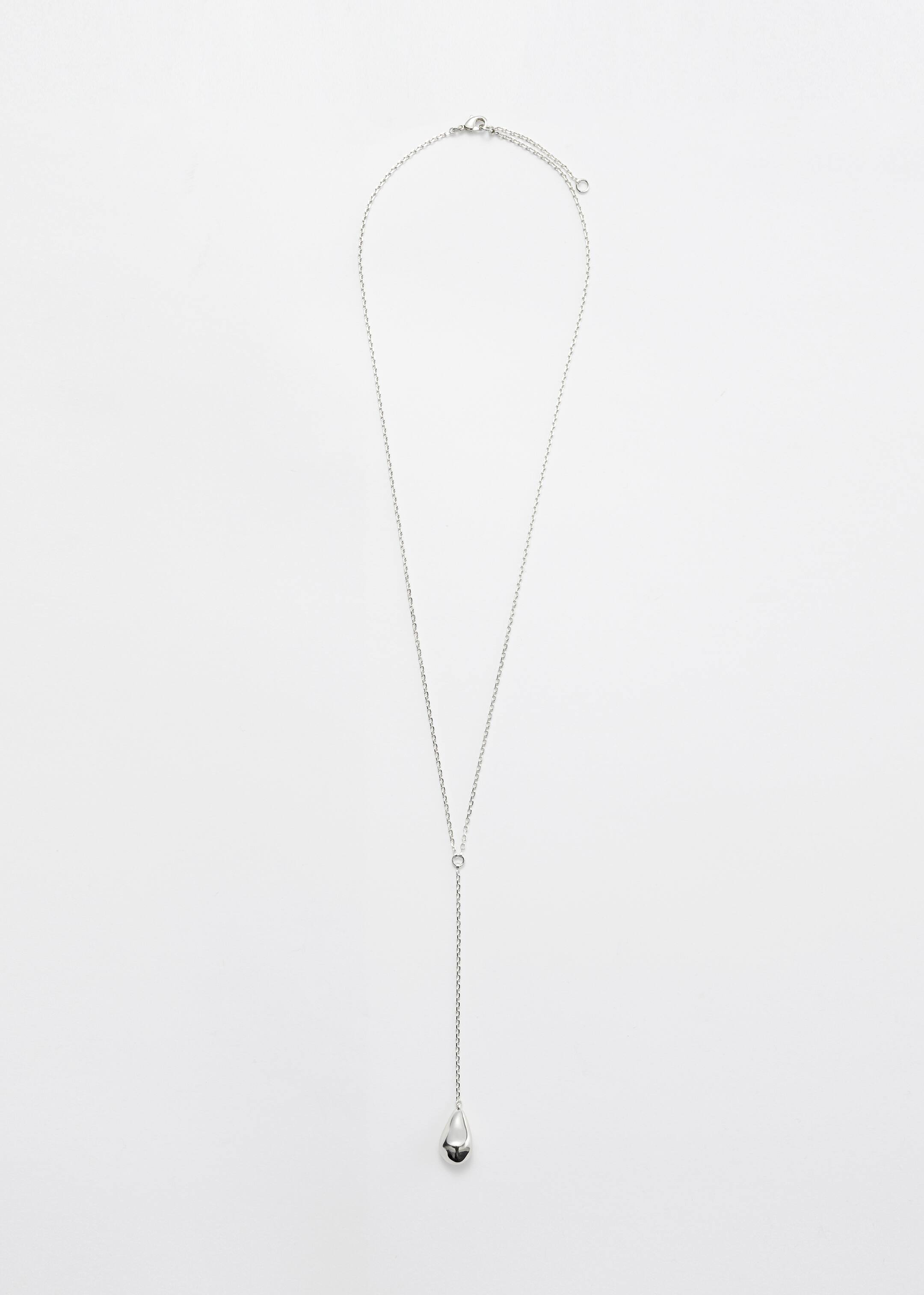 Agrandir l'image: Collier à pendentif en forme de galet sculpté - Argenté - FEMME | H&M FR 2