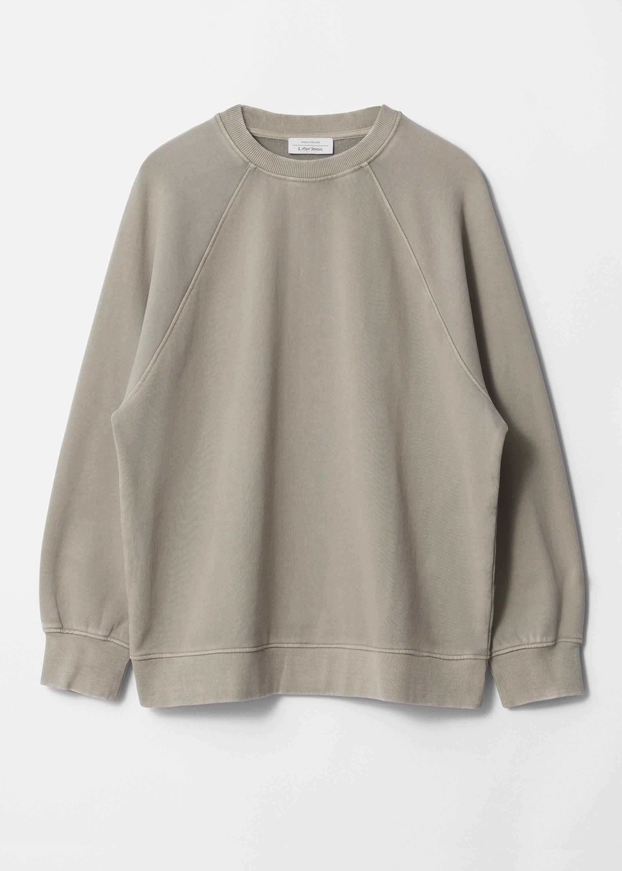 Grotere afbeelding bekijken: Ruimvallend sweatshirt - Kaki - DAMES | H&M NL 1