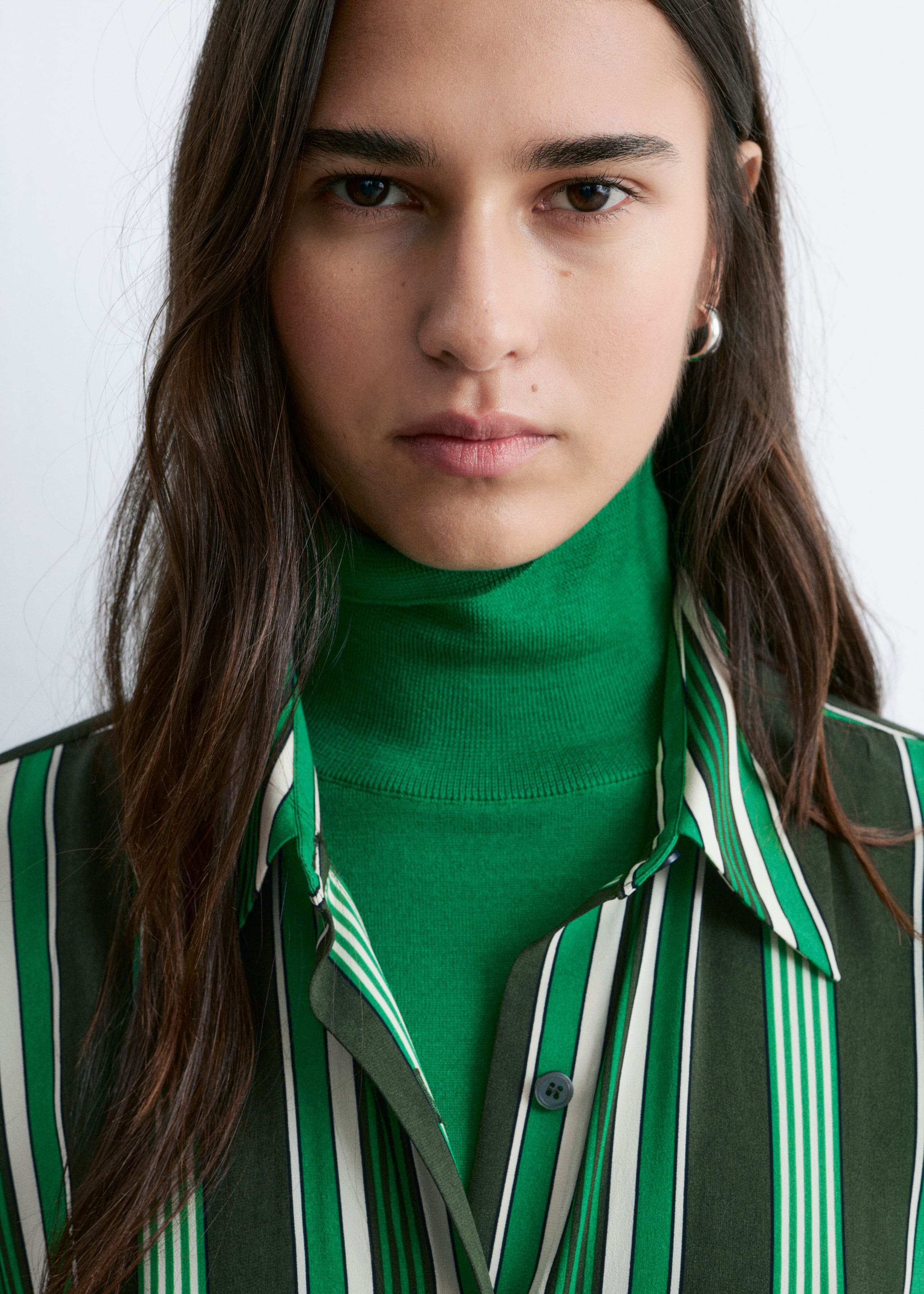 Image of Oversized Drawstring Shirt Dress