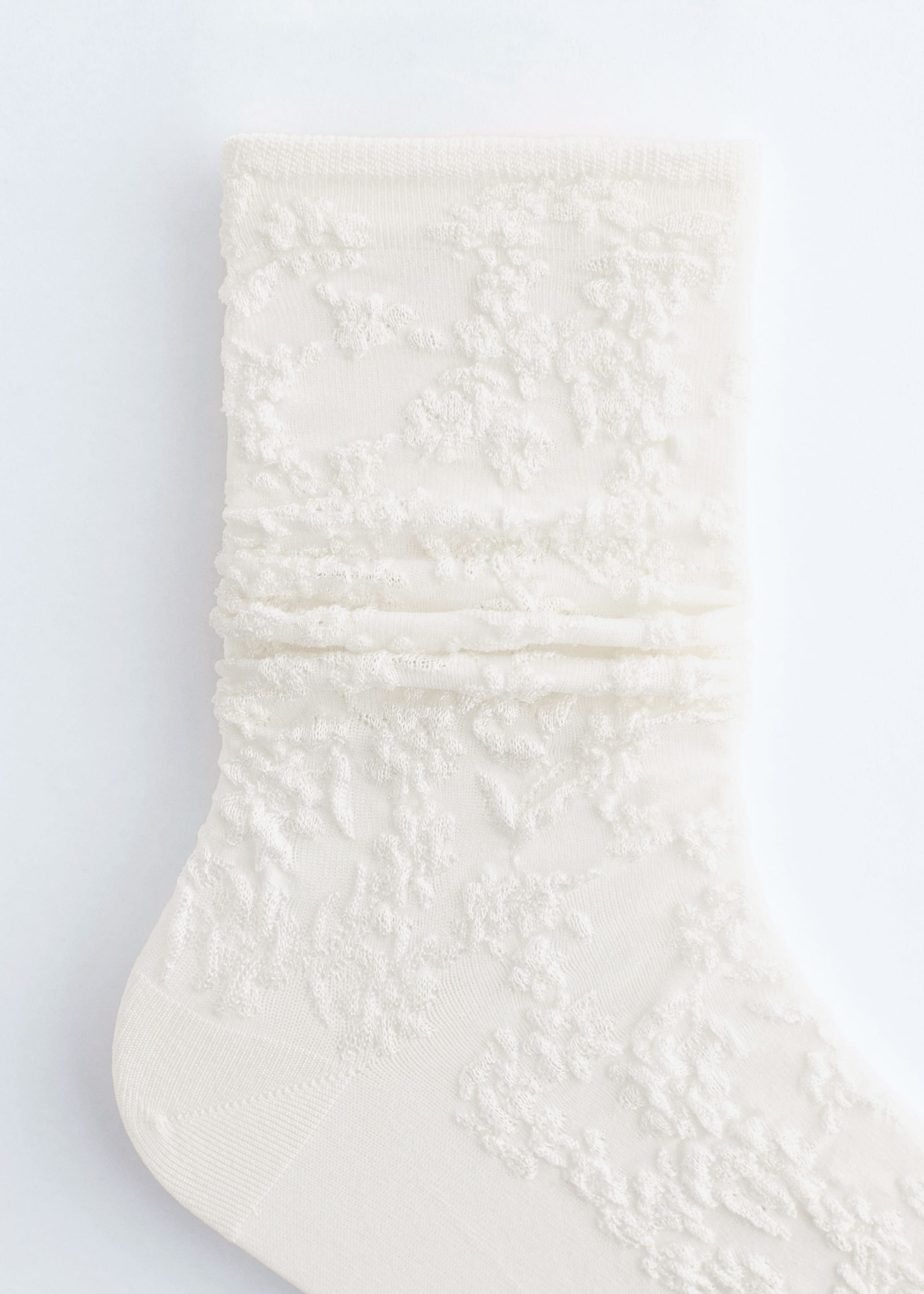 Image of Chaussettes en maille jacquard