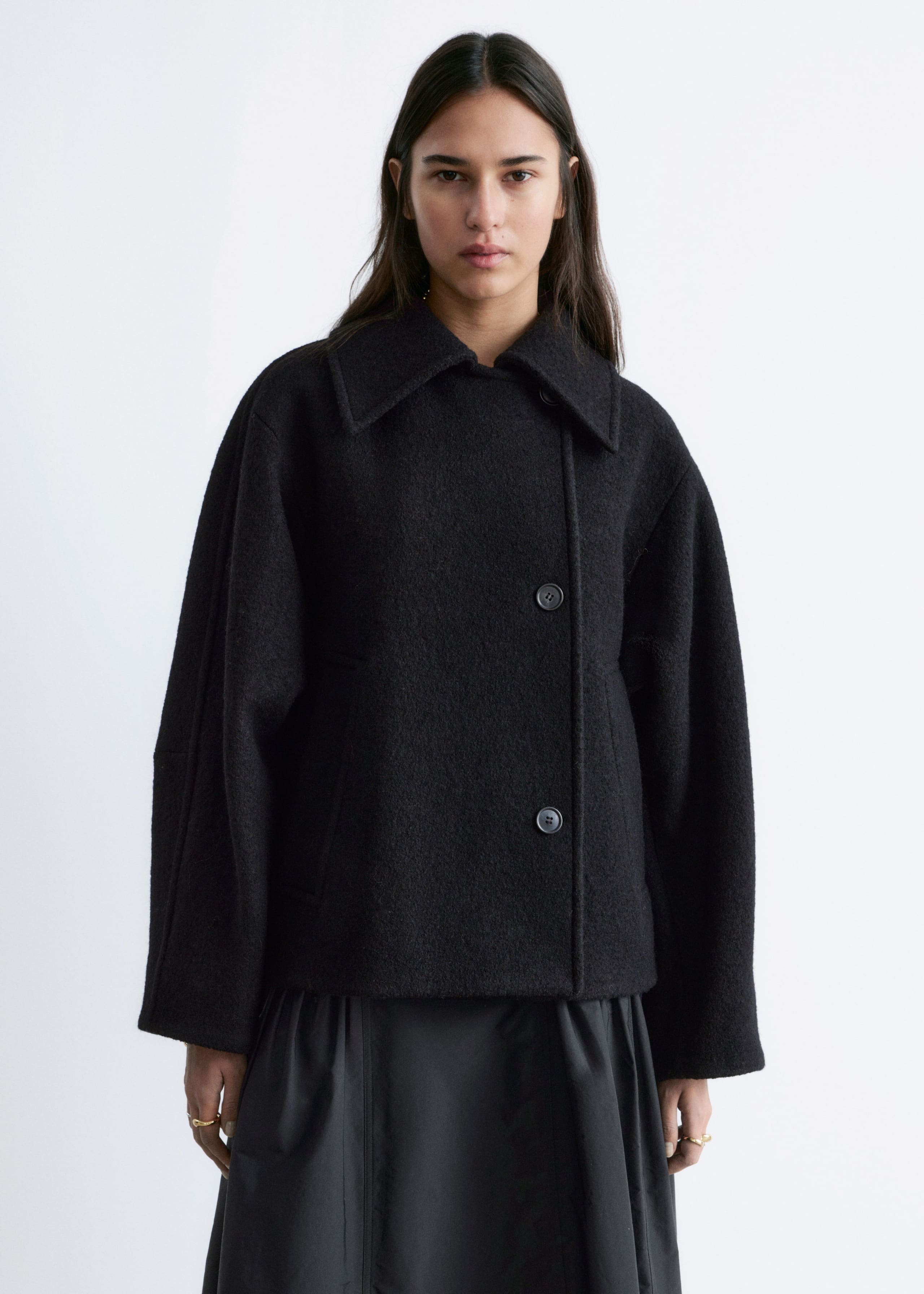 Image of Oversized Wool Jacket