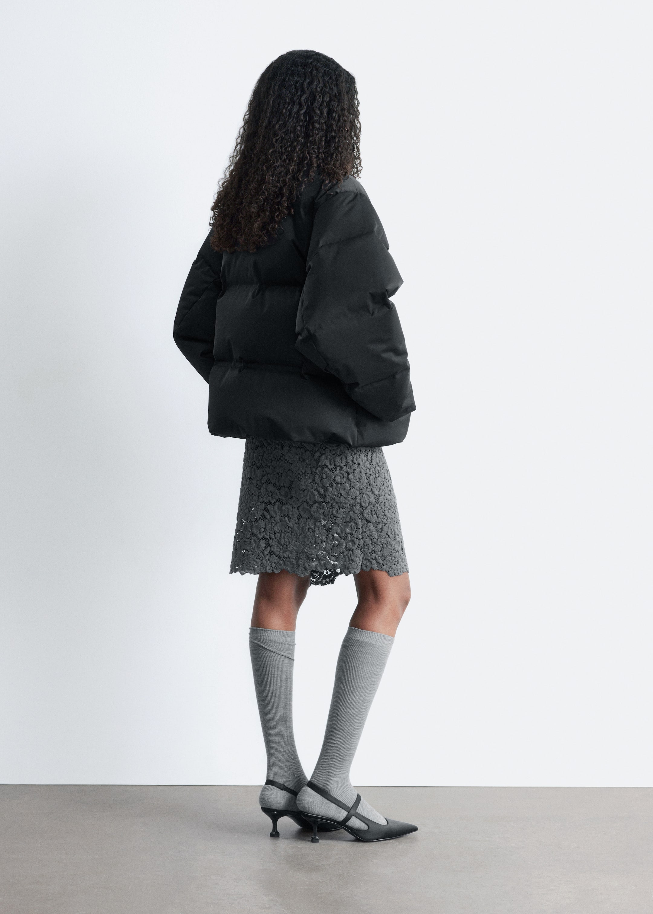 Grösseres Bild ansehen: Daunenjacke - Schwarz - DAMEN | H&M CH 4