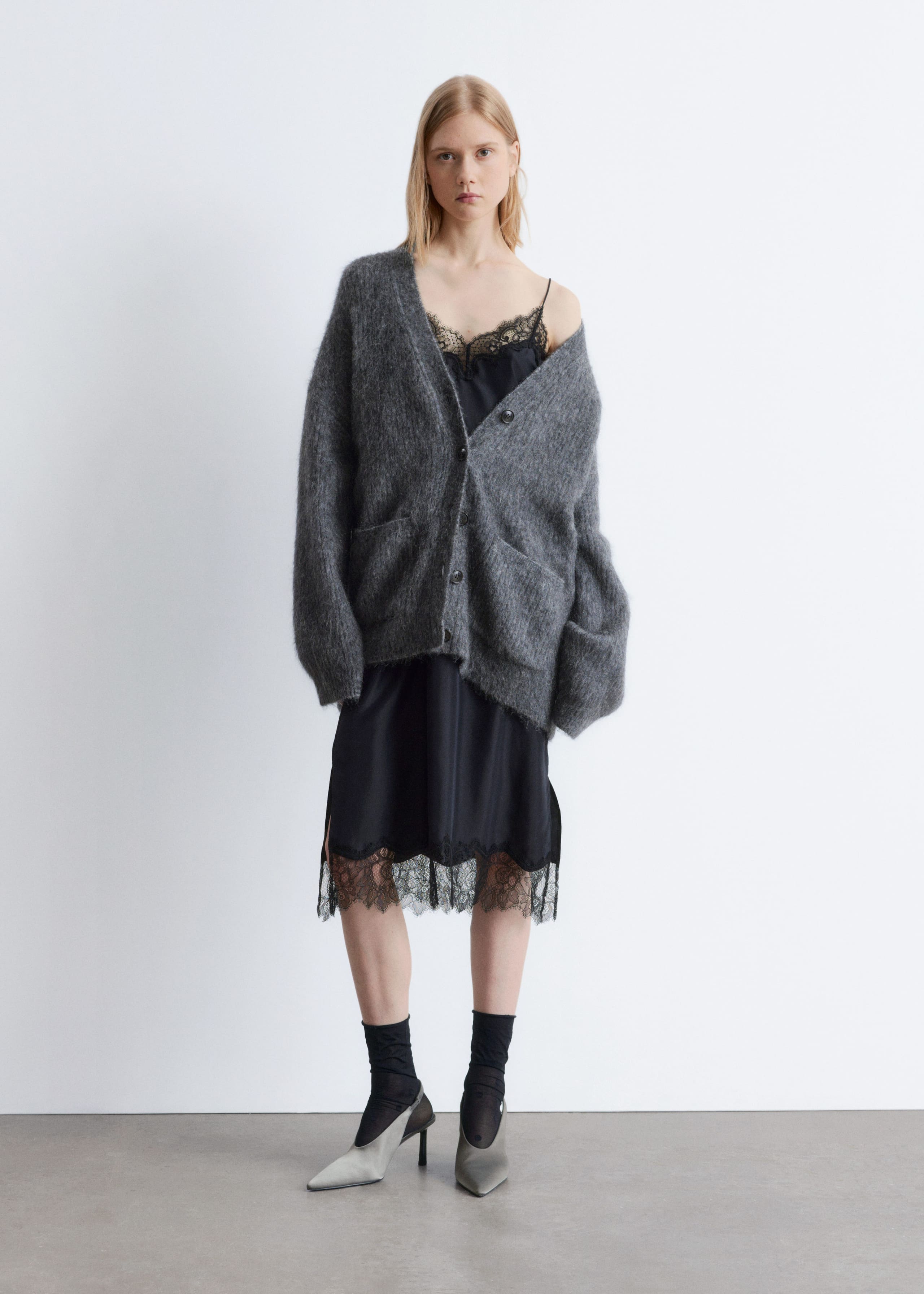 Image of Satin Slingback Pumps