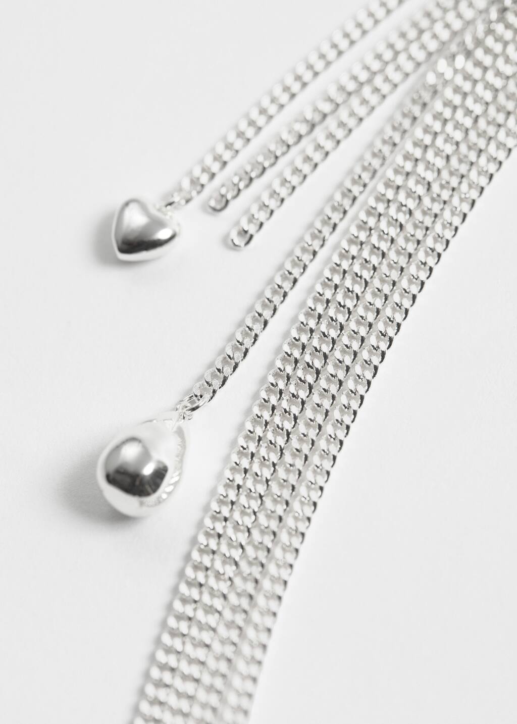 HeartDropChainBracelet - Silver - Natura morta