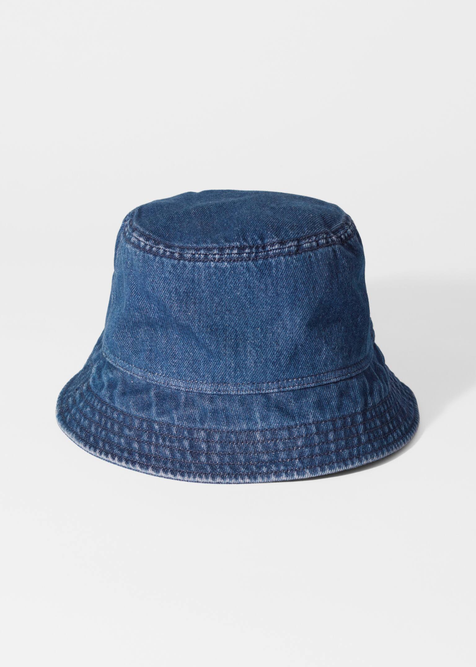 Pălărie Bucket din Denim - Indigo