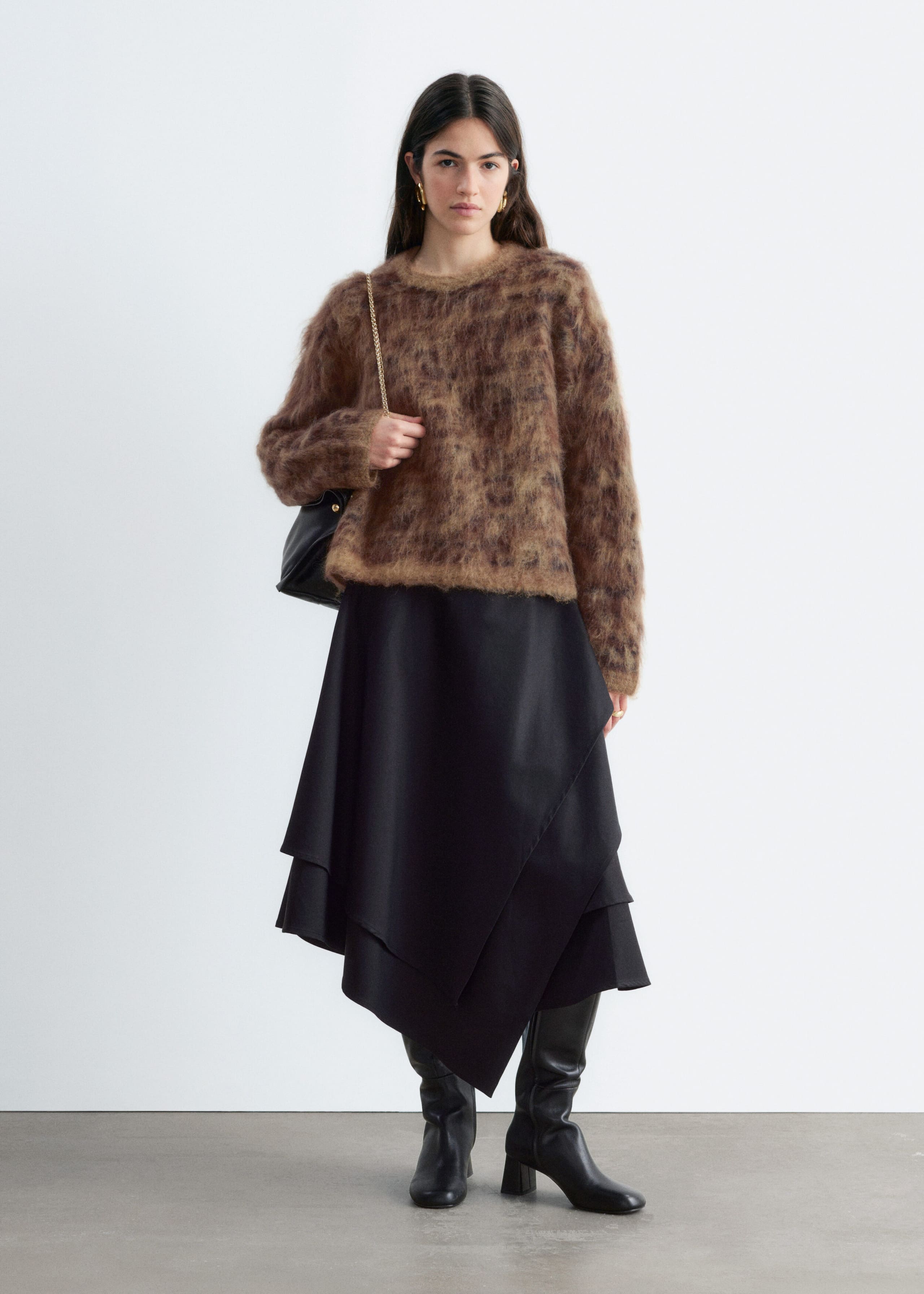 Mohair Blend Jumper - Dark Beige - Still Life