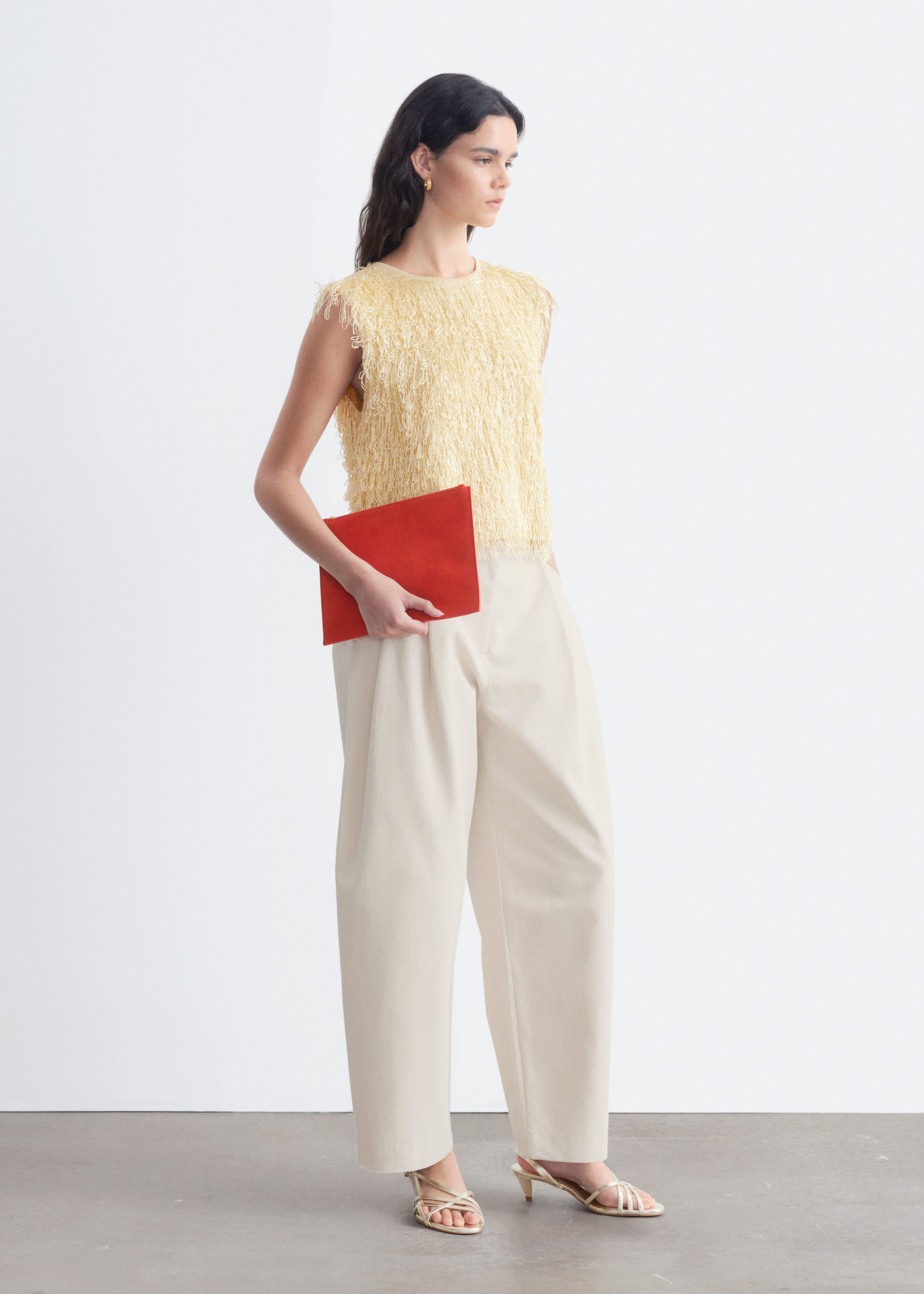 Fringed Top - Cream - Still Life