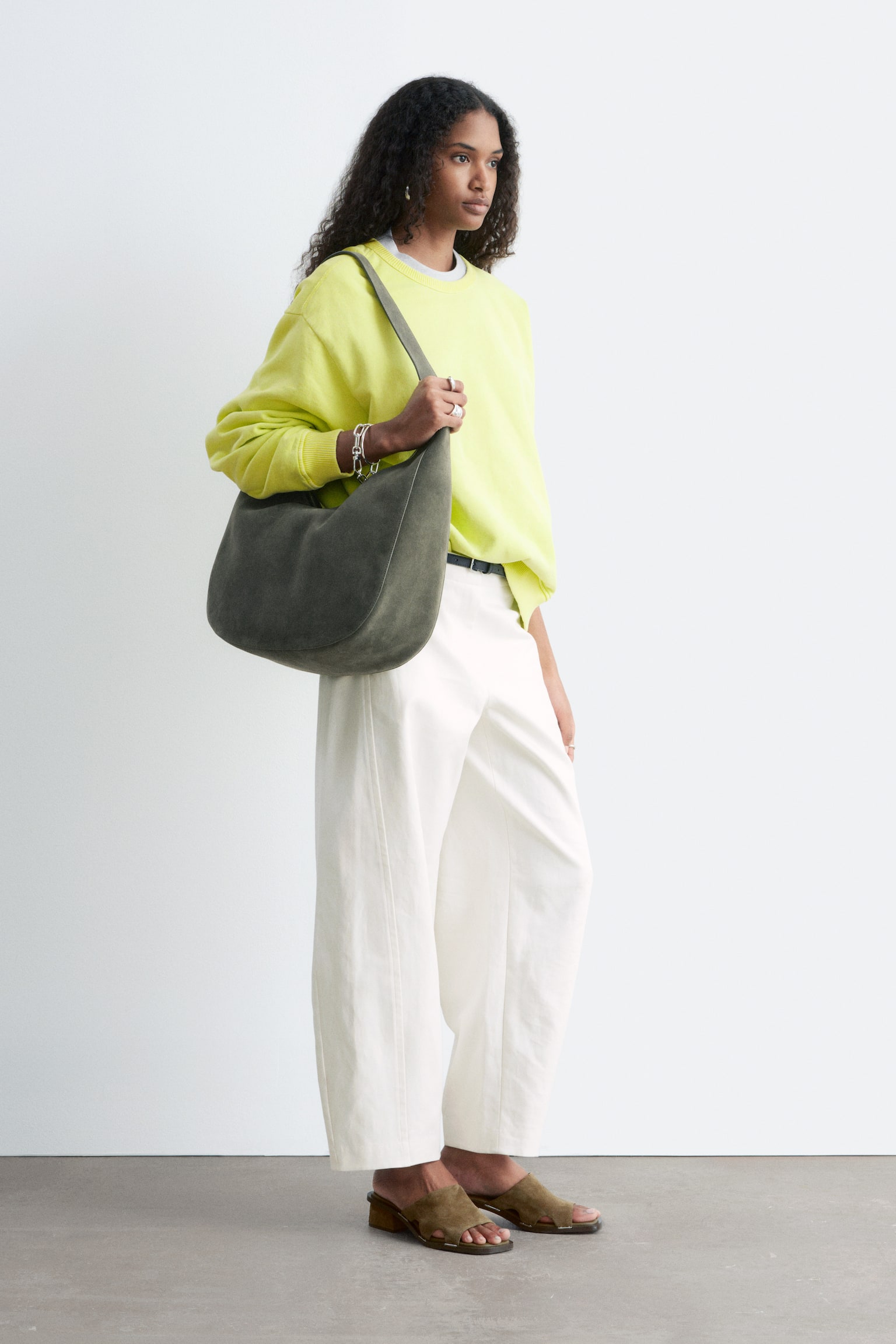 סווטשירט אוברסייז מכותנת ג'רסי - 5