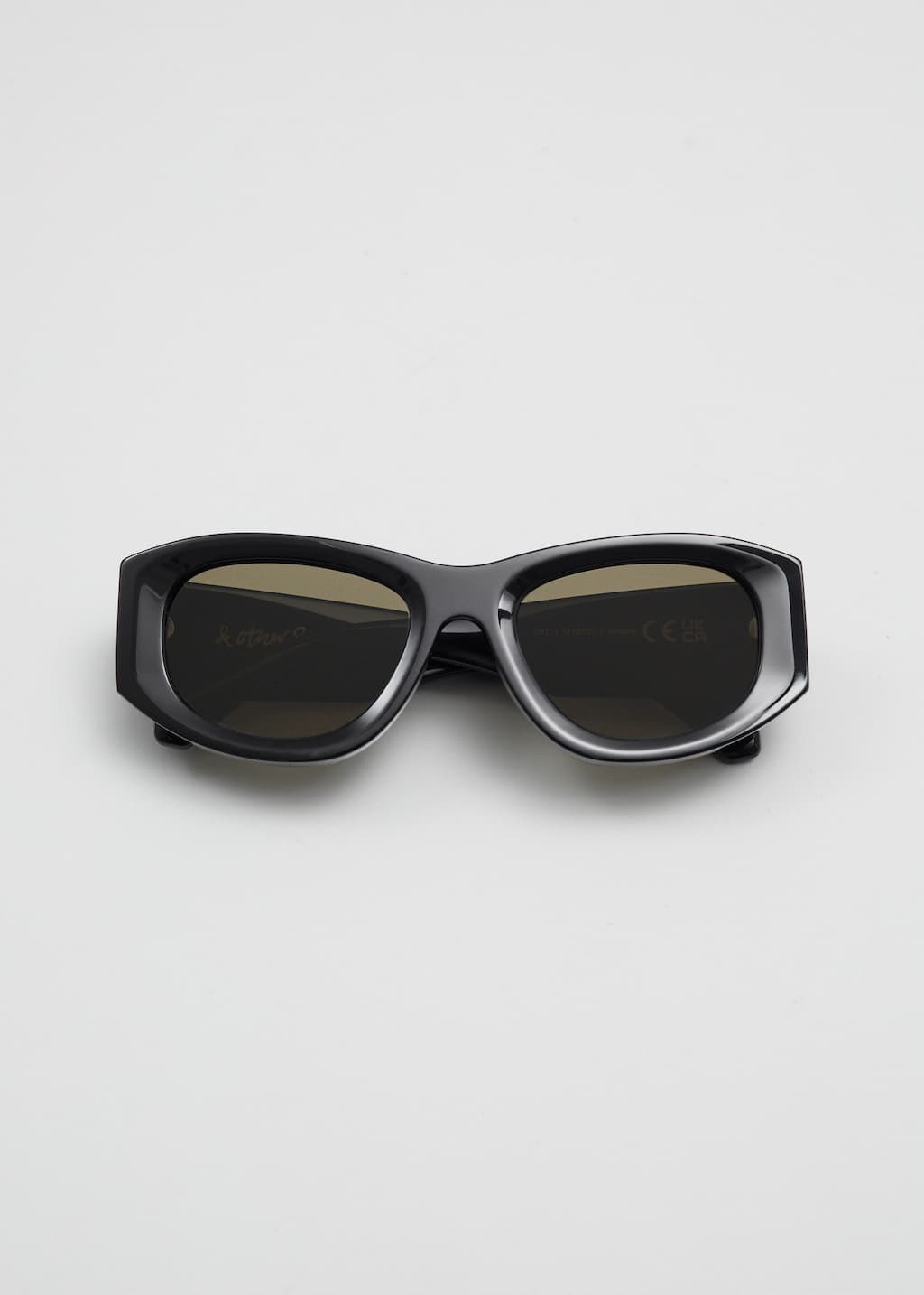 Sporty Silhouette Acetate Sunglasses