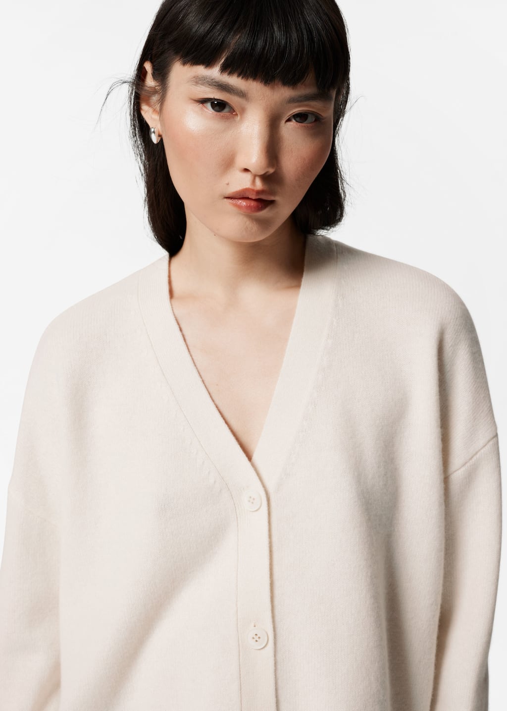 Image of Relaxed Wool Cardigan