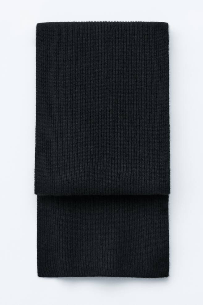 Schal aus Kaschmirstrick - Schwarz/Grün/Cremeweiß/Blau/Graubraun/Rot/Navyblau - 1