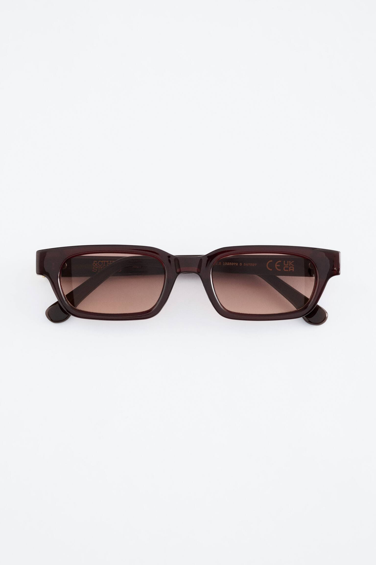 Sonnenbrille mit schmalem Rahmen-Rost - 2