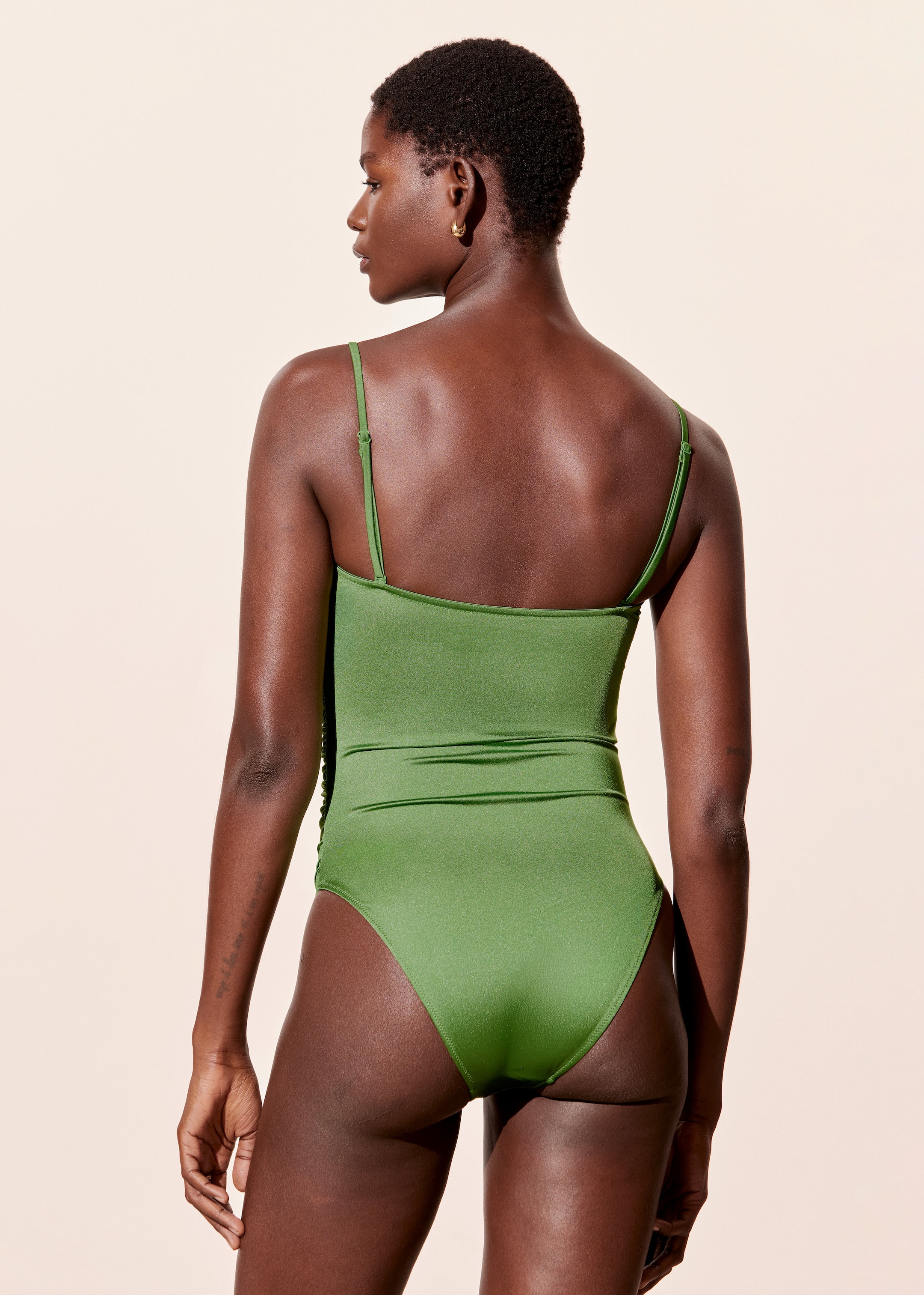 Agrandir l'image: Maillot de bain froncé - Vert - FEMME | H&M FR 4