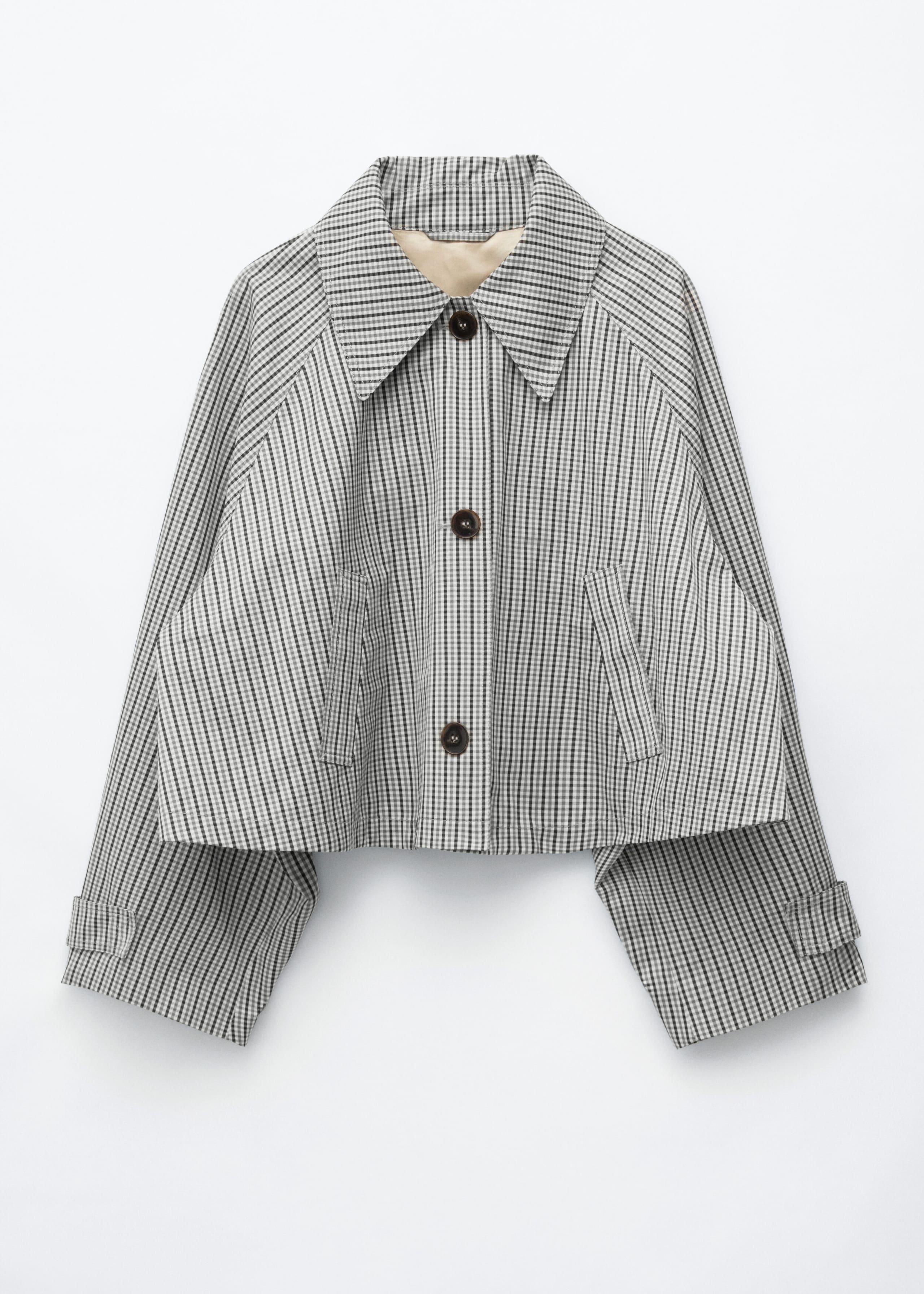 Verkürzte Jacke - Beige - Stillleben