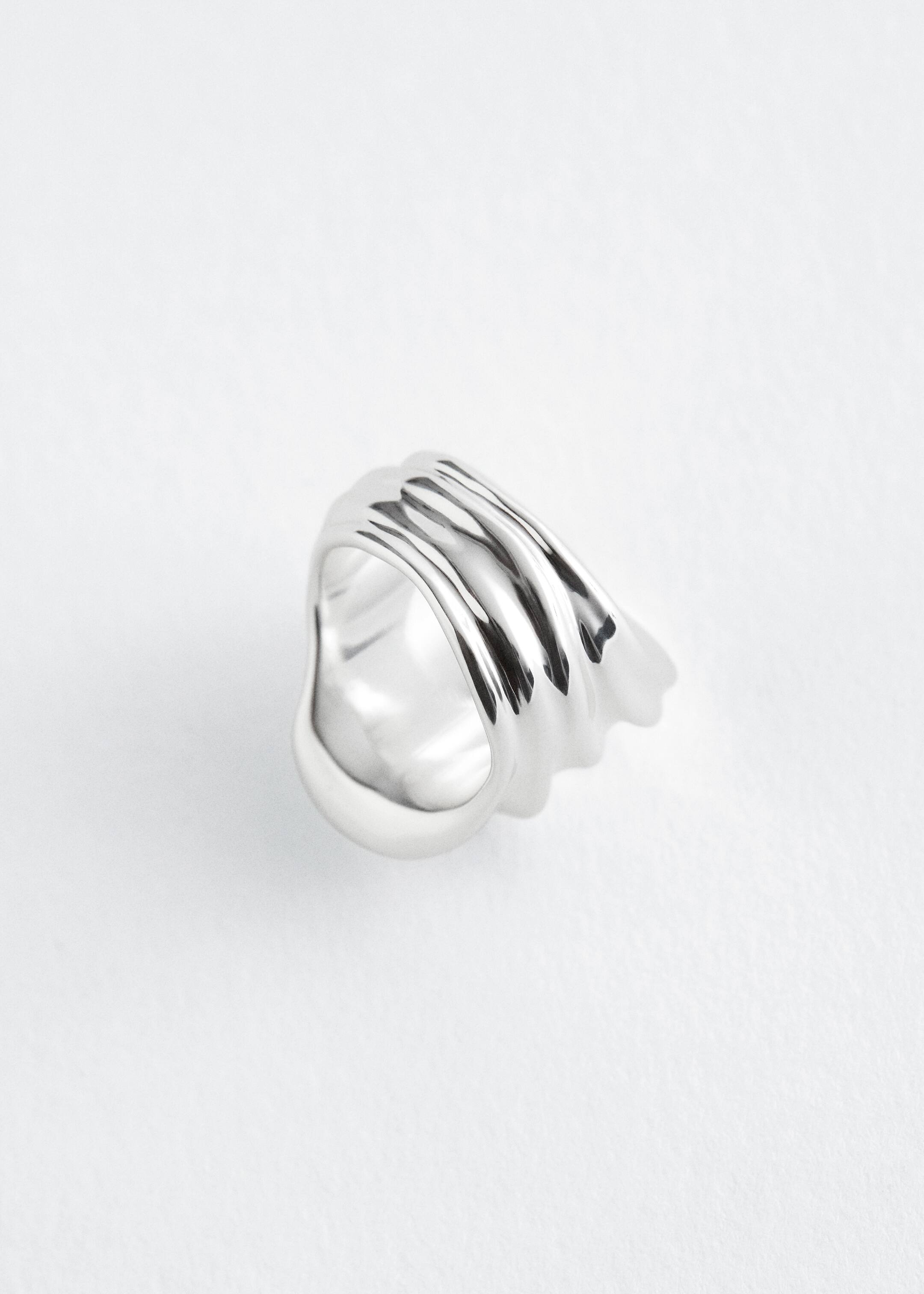 Grotere afbeelding bekijken: Wavy Sculptural Ring - Zilver - DAMES | H&M BE 3