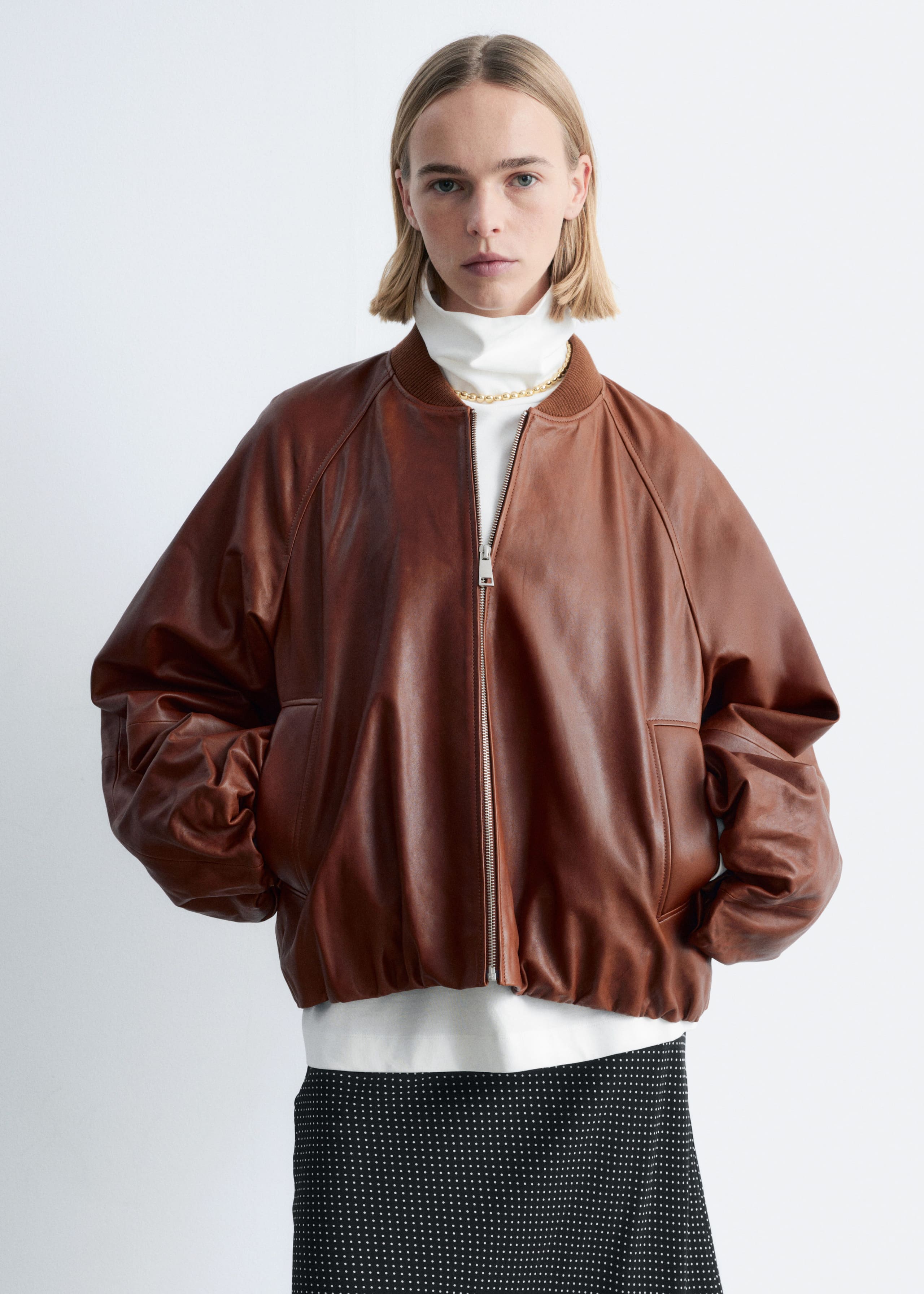 Image of Bomberjacke aus Leder