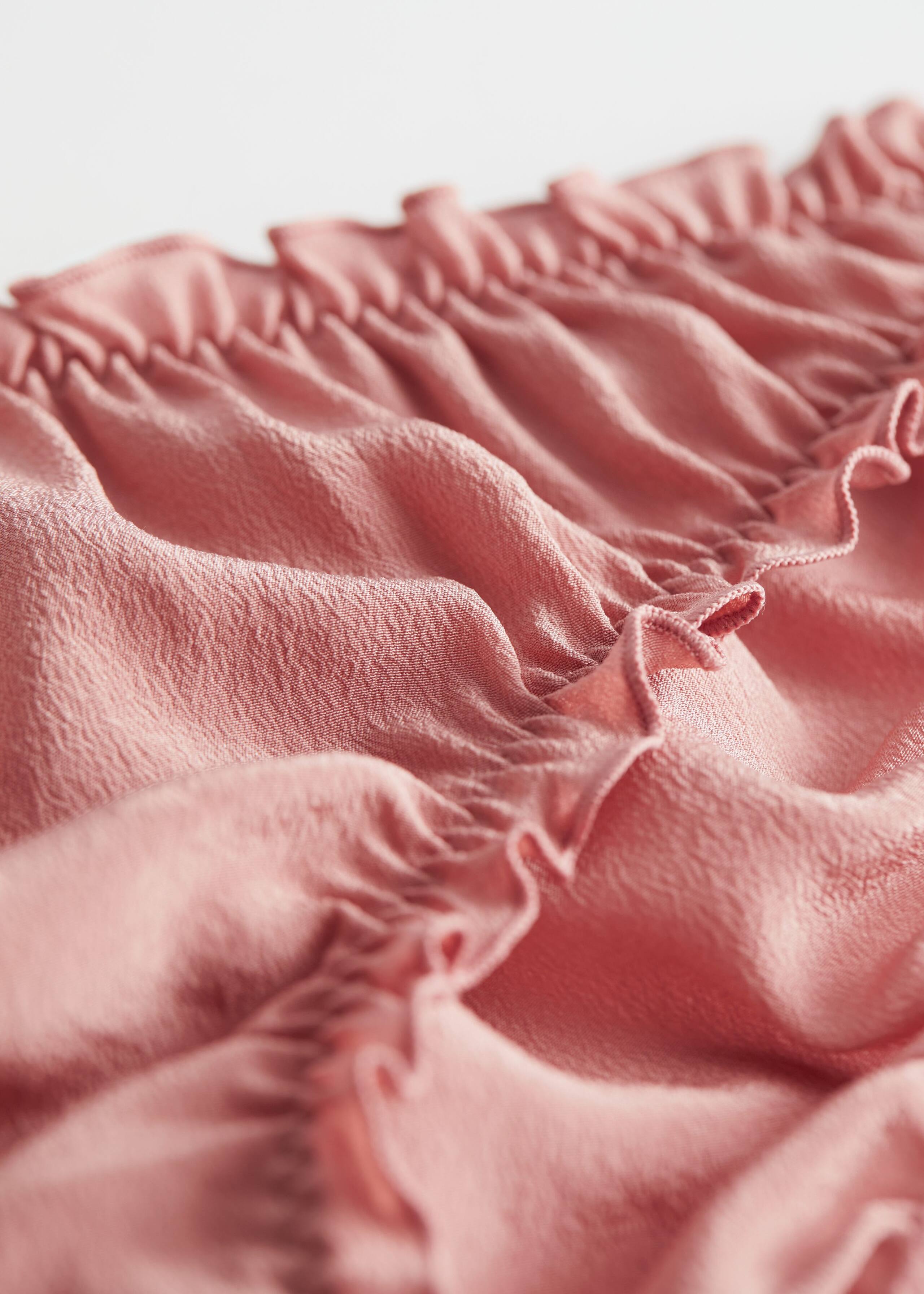 Frilled Silk Briefs - {{variantName}} - Descriptive Detail