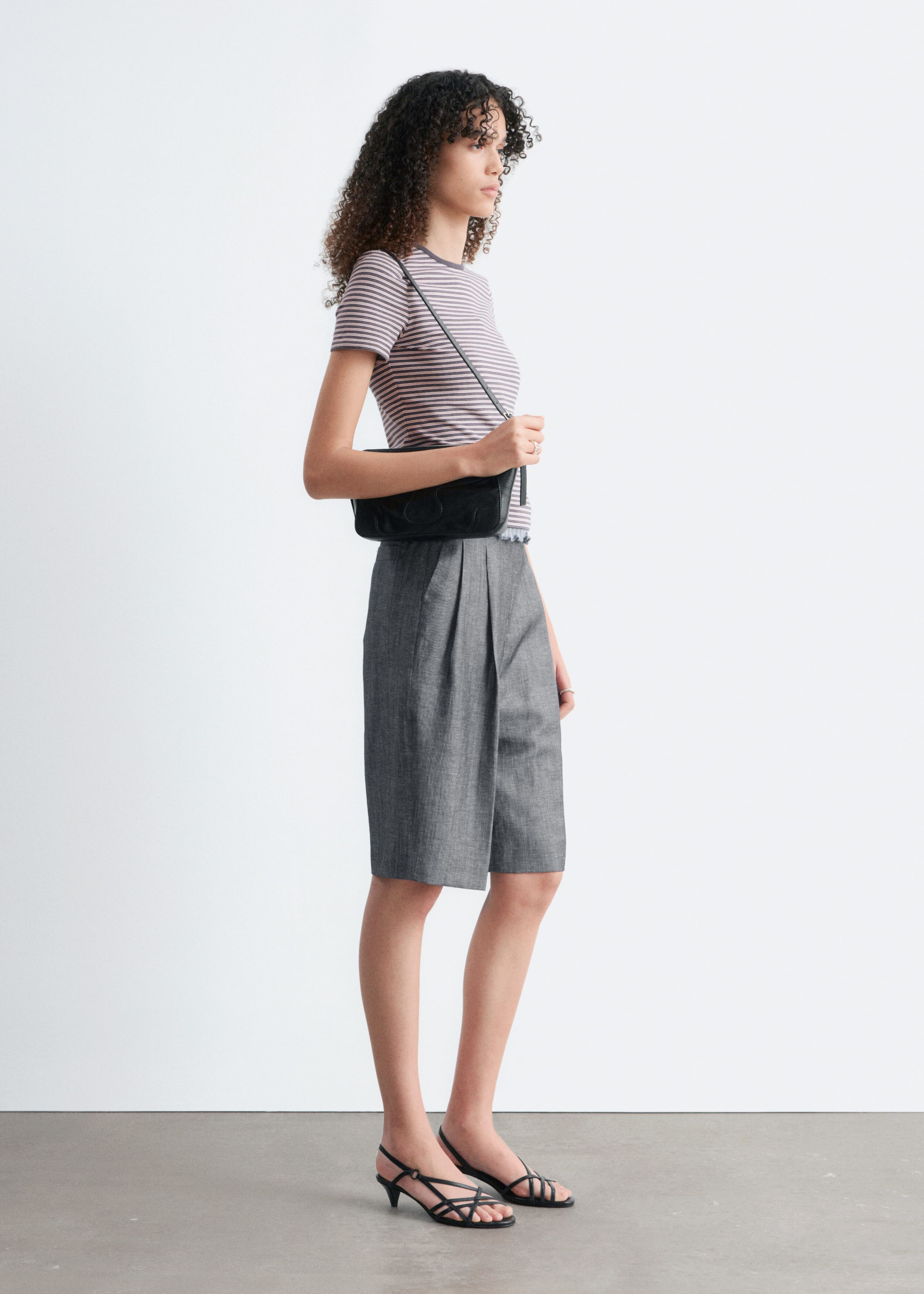 Image of T-shirt i trikå med smal passform