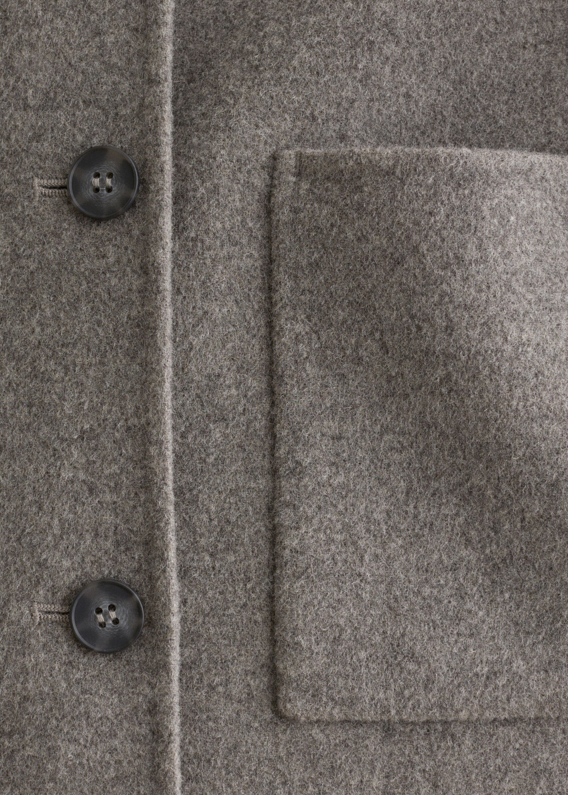 Grösseres Bild ansehen: Wolljacke mit Kragen - Grau - DAMEN | H&M CH 8