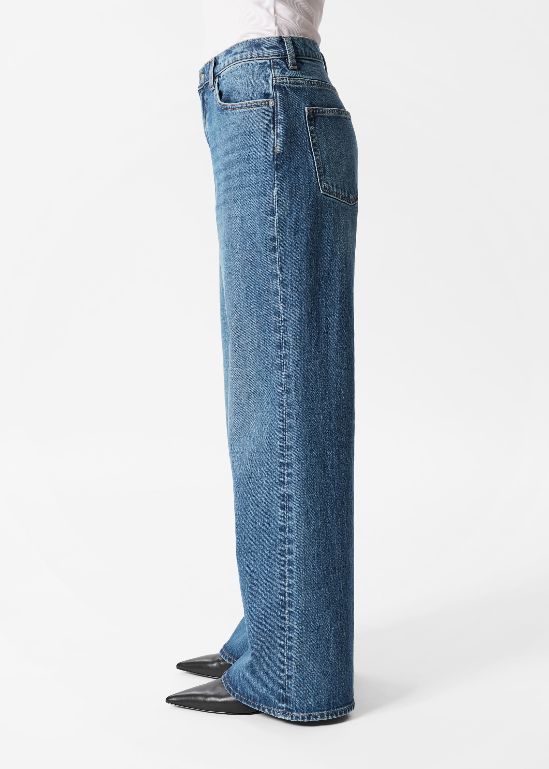 View larger image: Wide-Leg Jeans - Blue - Ladies | H&M GB 7
