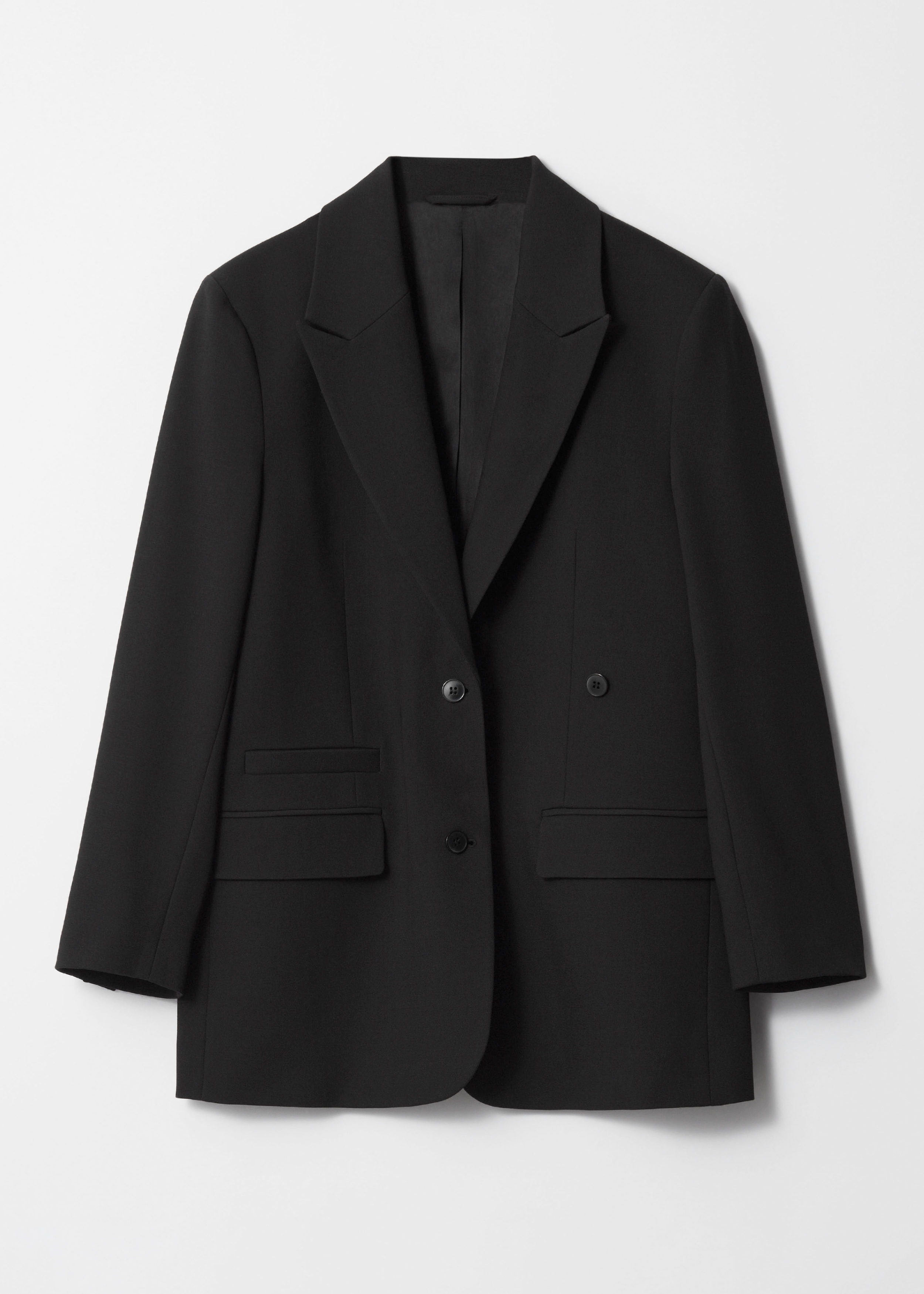 oversized wool blazer stories blazer Oversized Wool Blazer Black Blazers Other Stories US