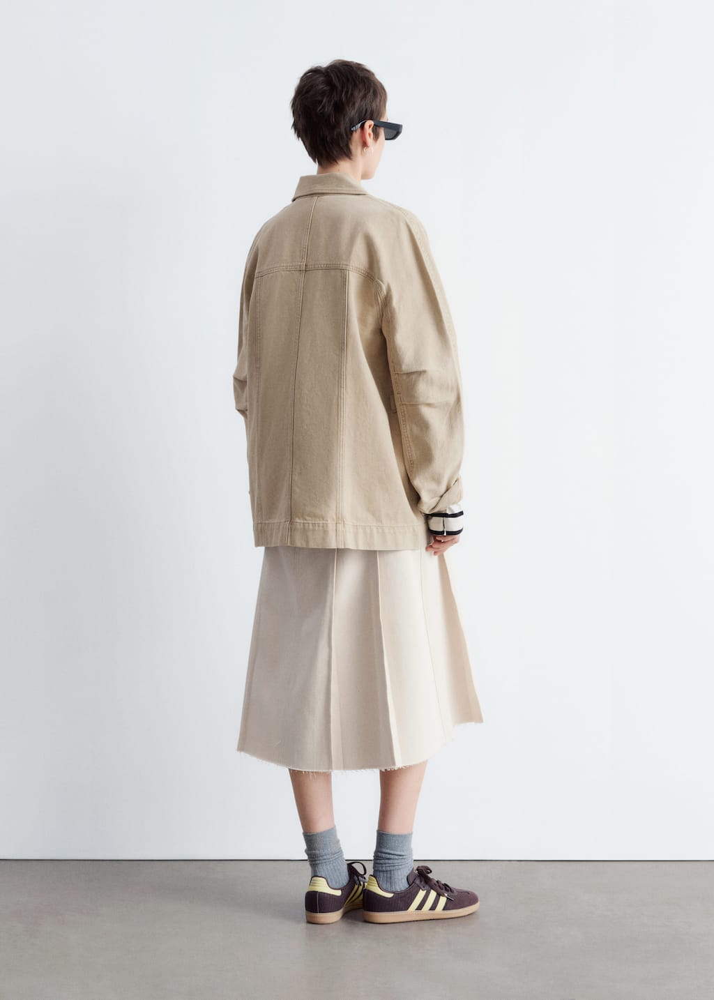 Image of Denimjacka med skärp