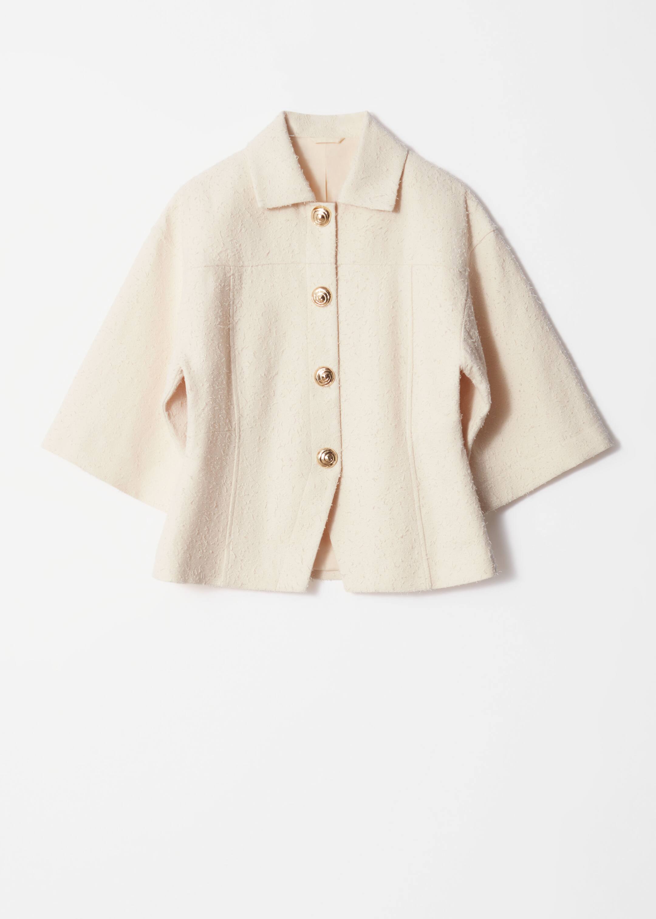 Vezi imaginea mai mare: Jachetă texturată - Alb - FEMEI | H&M RO 5