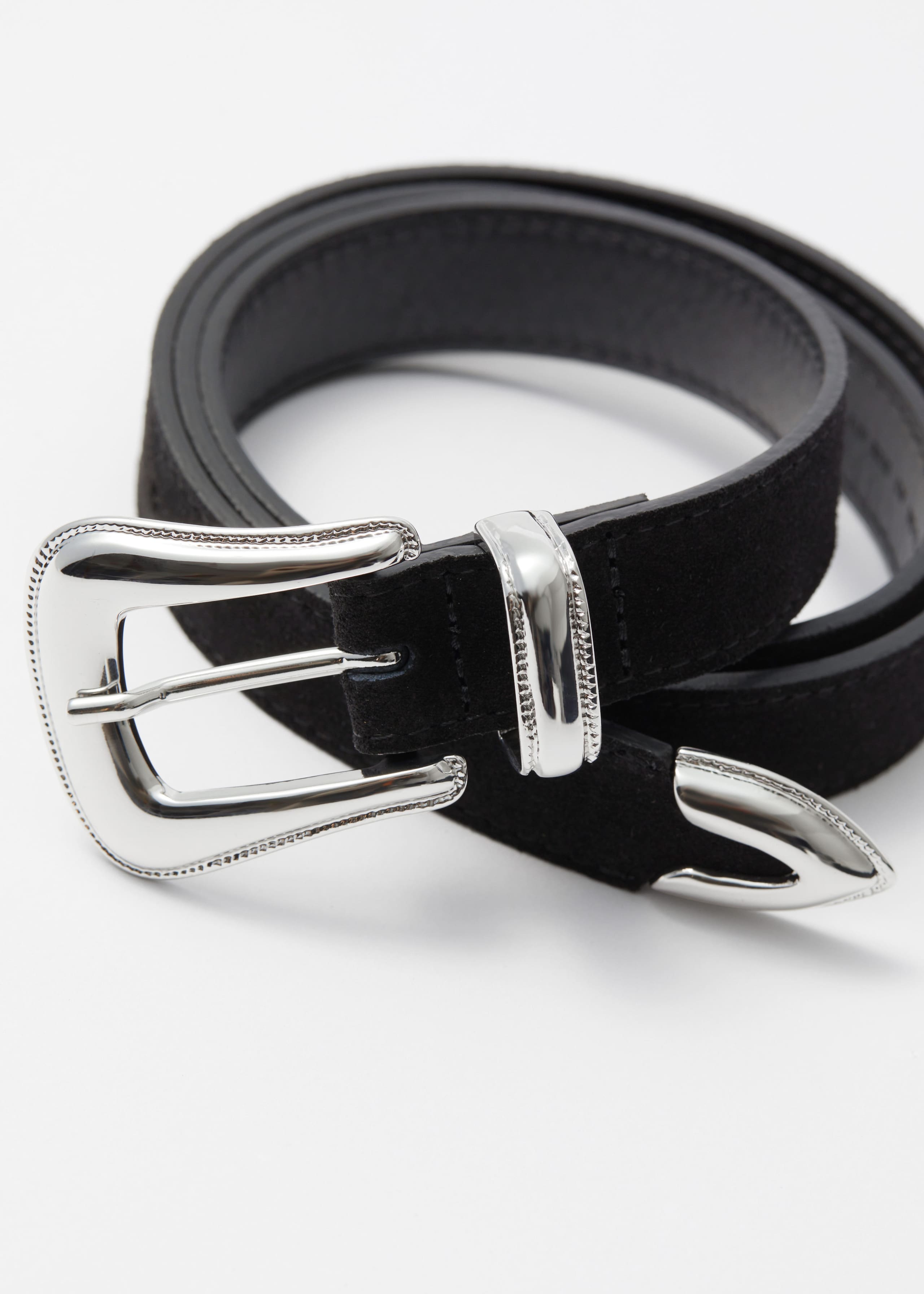 Western Leather Belt - {{variantName}} - Descriptive Detail