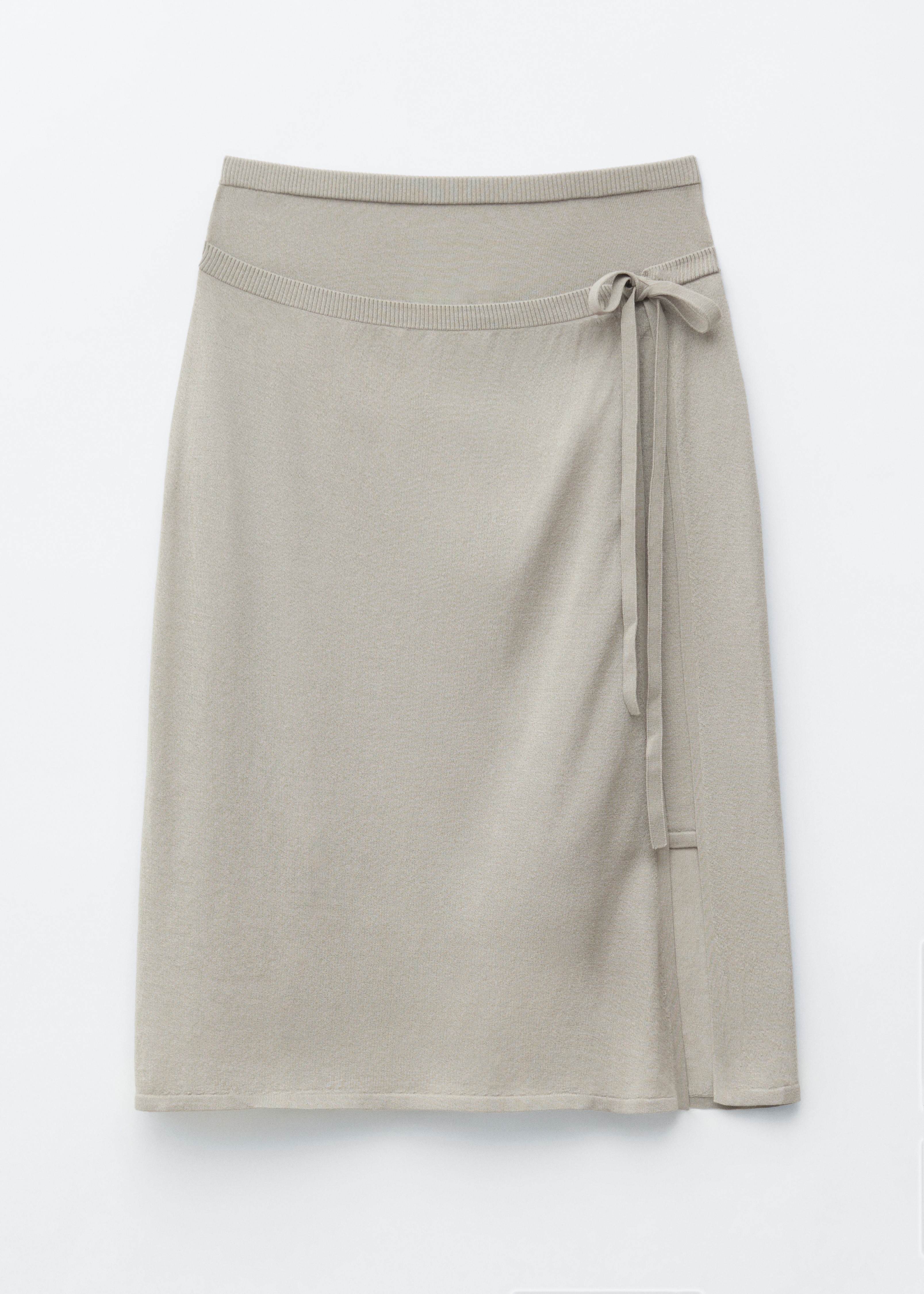 Falda midi cruzada - Topo