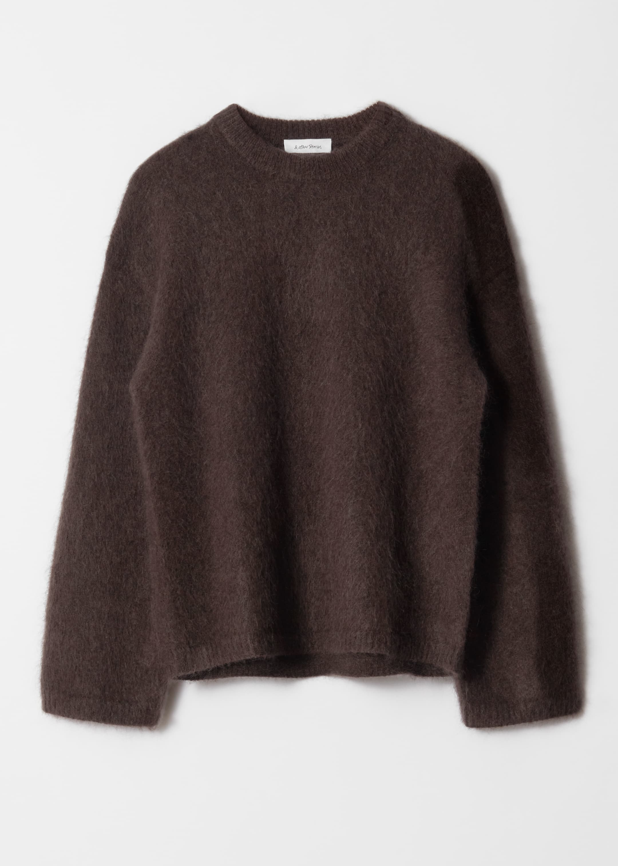 Vezi imaginea mai mare: Pulover din amestec de mohair - Maro Închis - FEMEI | H&M RO 1