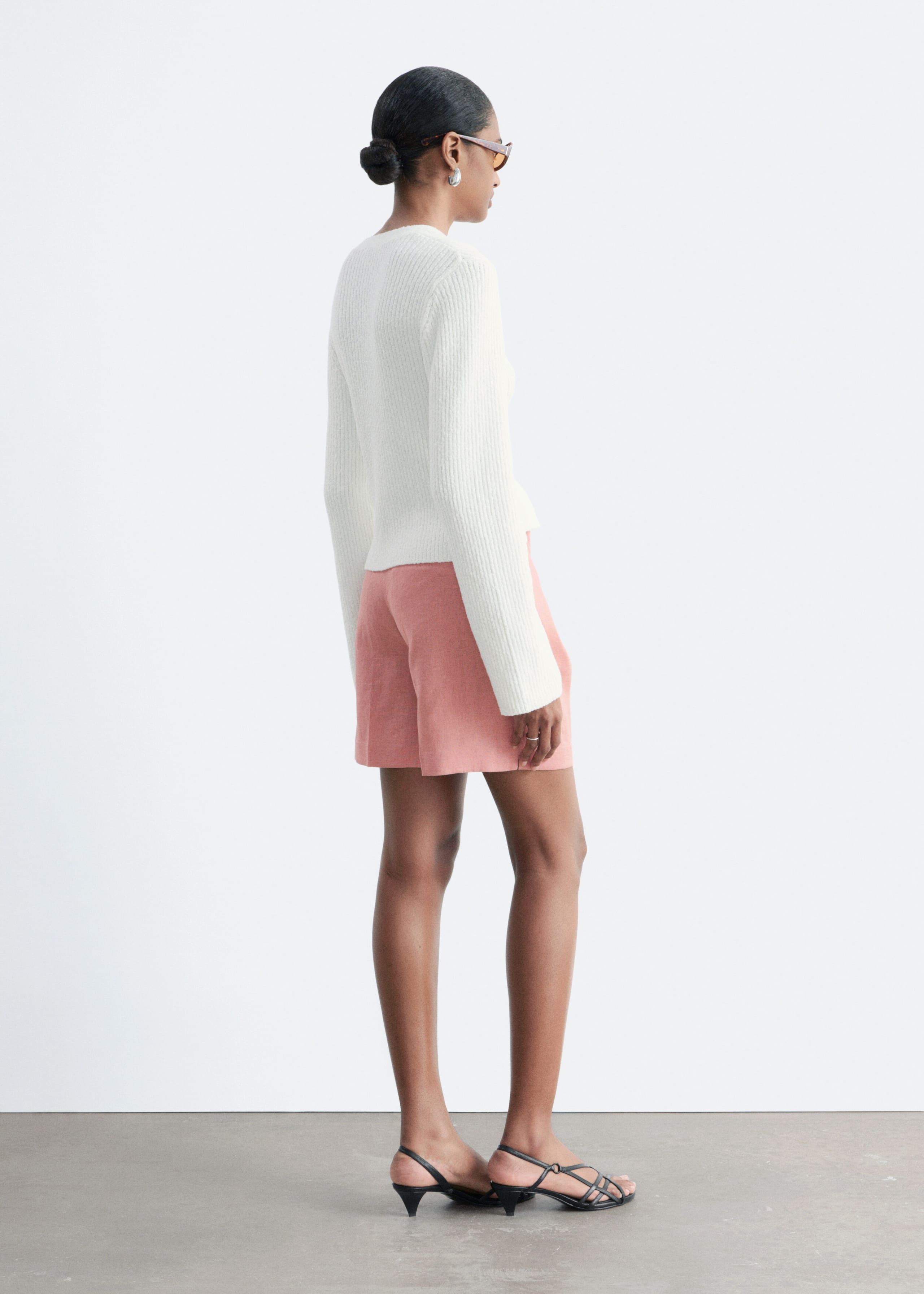 Image of Ribbed Cotton Cardigan