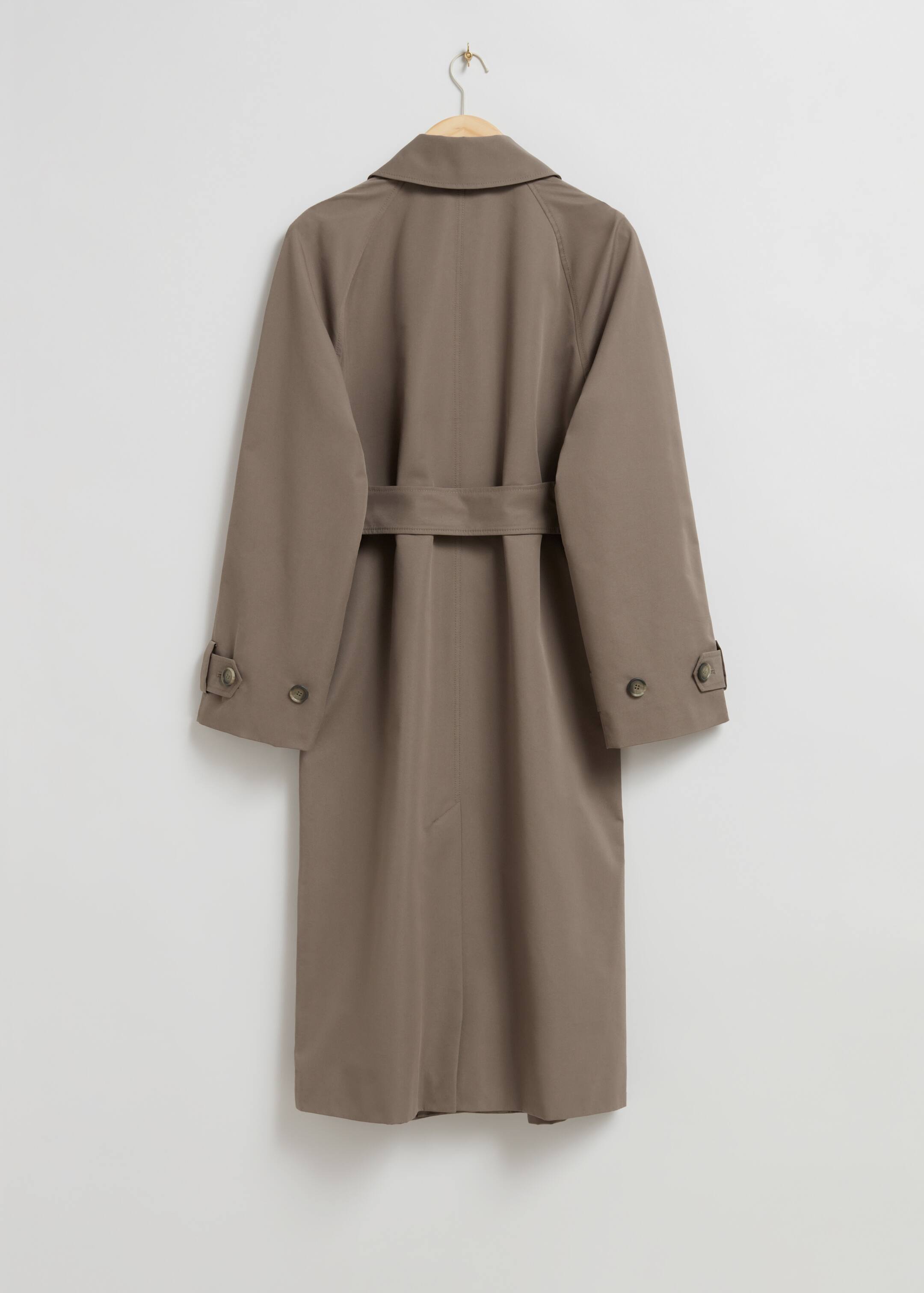 View larger image: Relaxed Trench Coat - Mole - Ladies | H&M GB 2