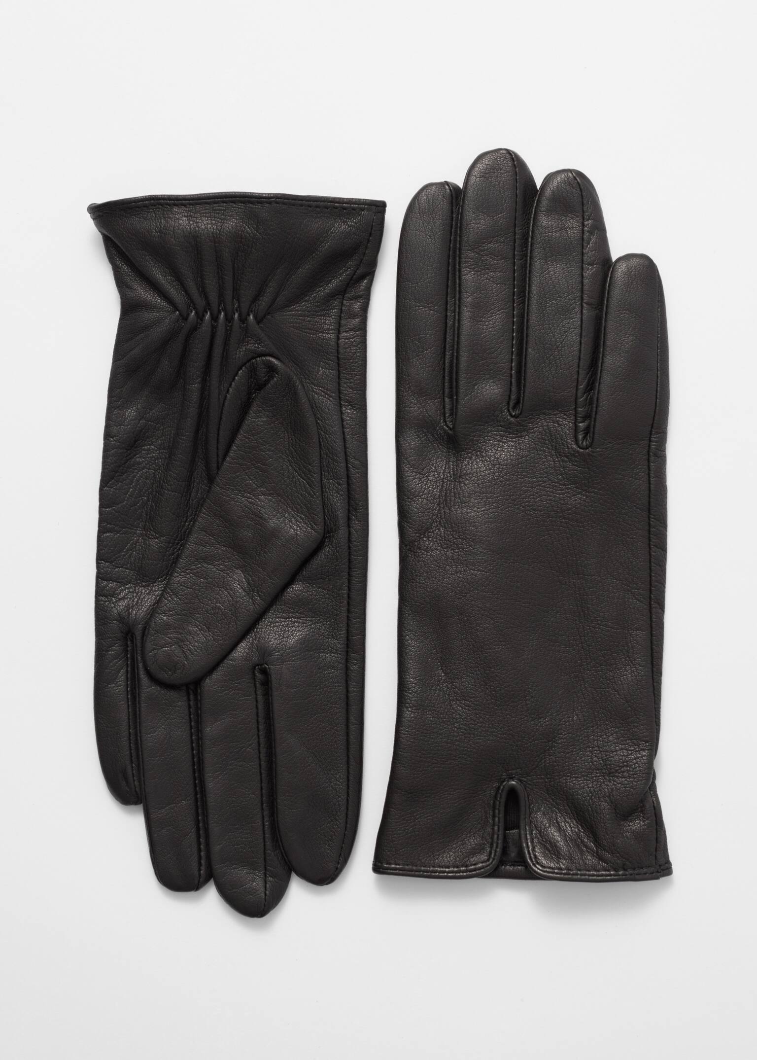 Leather Gloves - Black