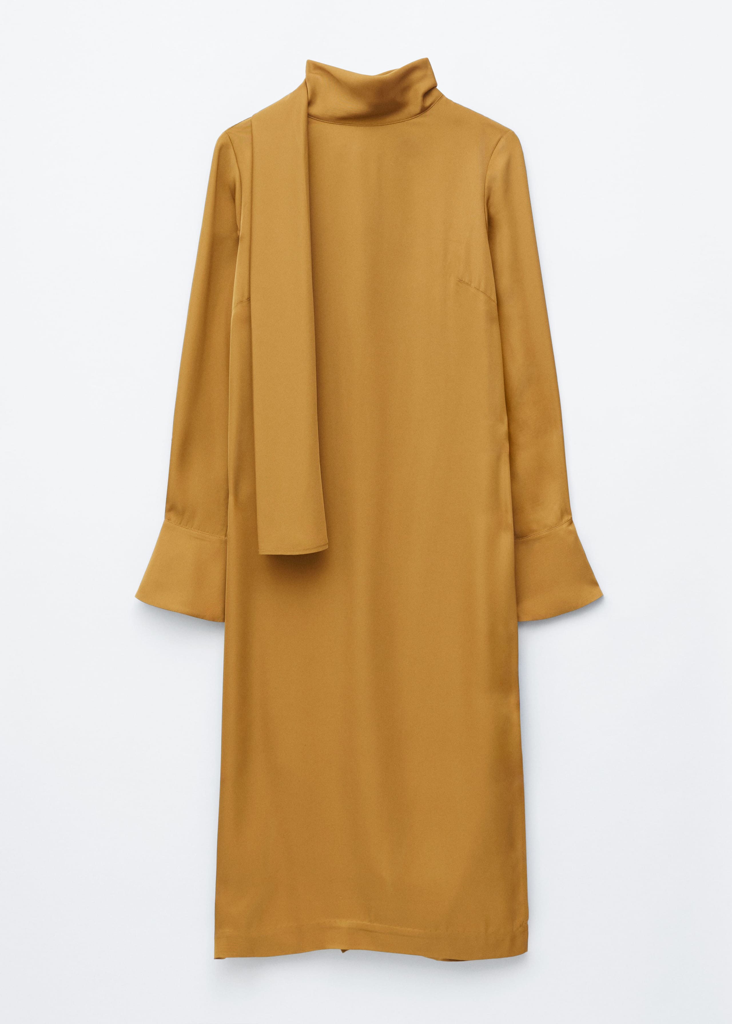 Image of Robe midi à écharpe