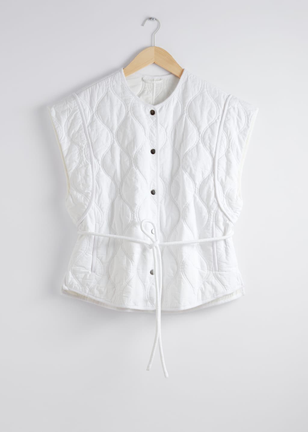 Veste sans manches matelassée