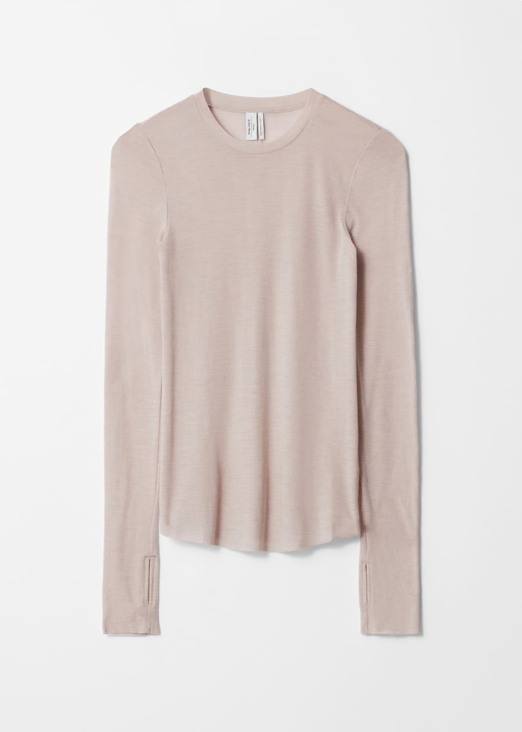 Haut transparent en laine