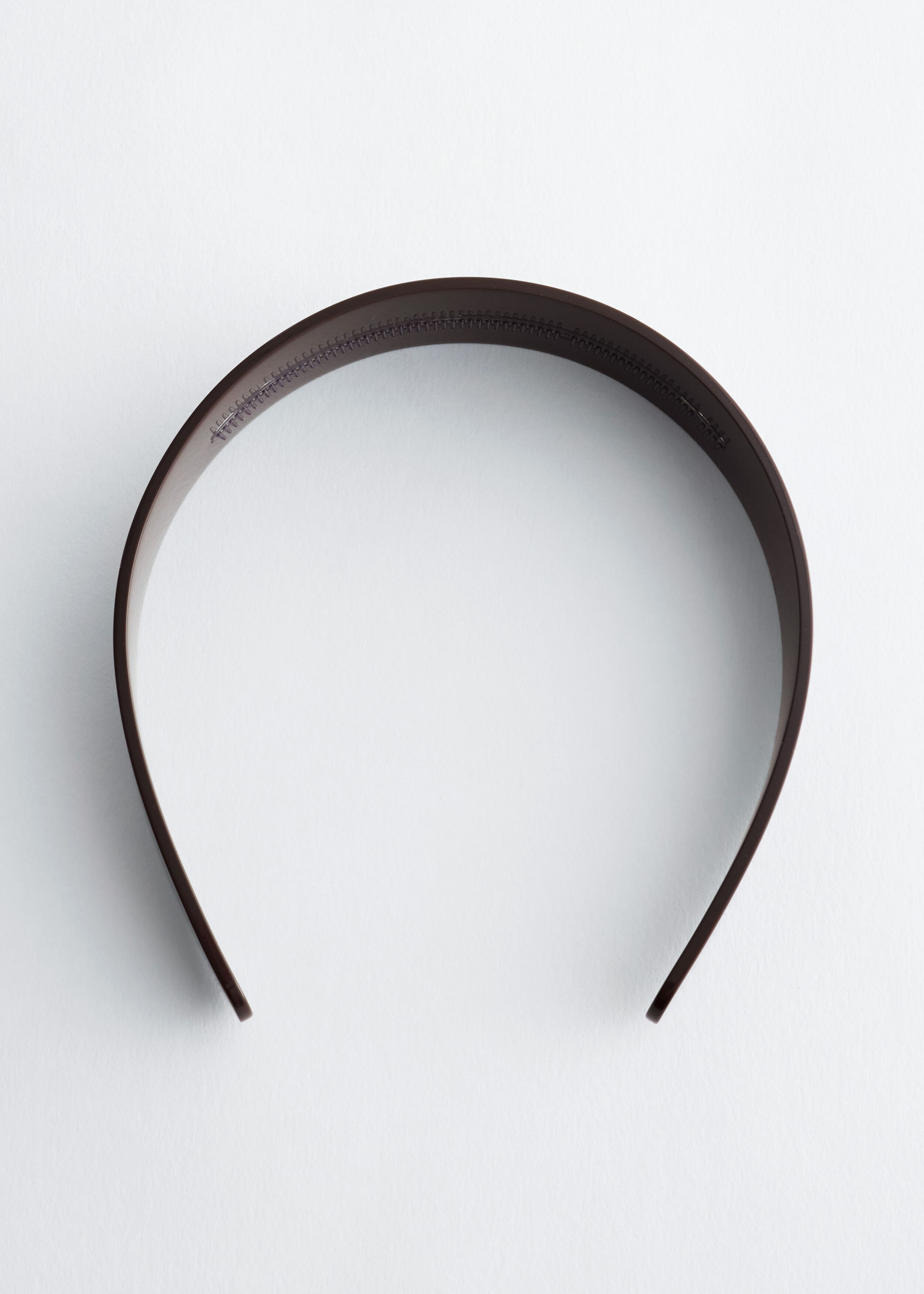 Wide Classic Headband - Dark Brown - Still Life