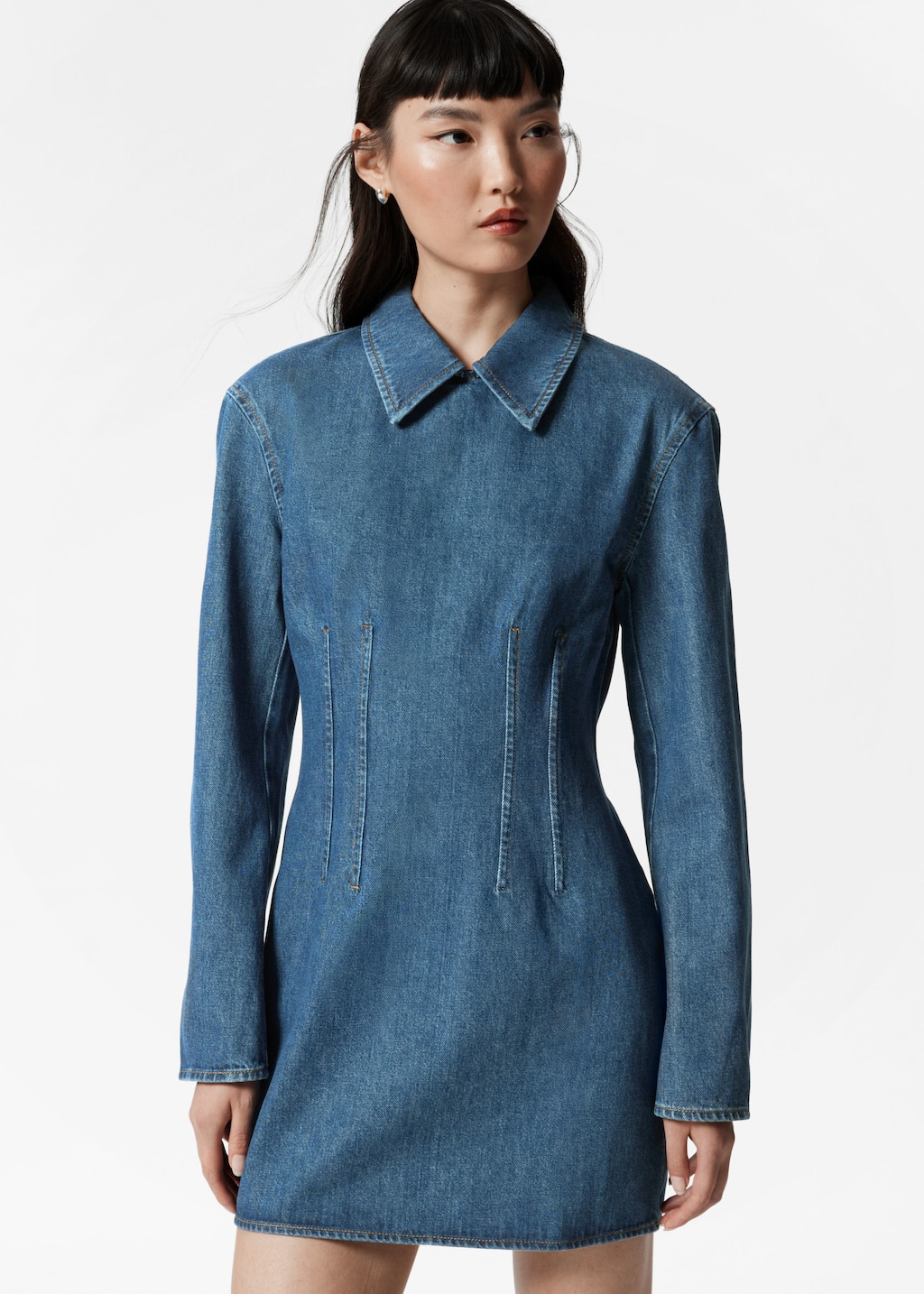 Image of Denim Mini Dress