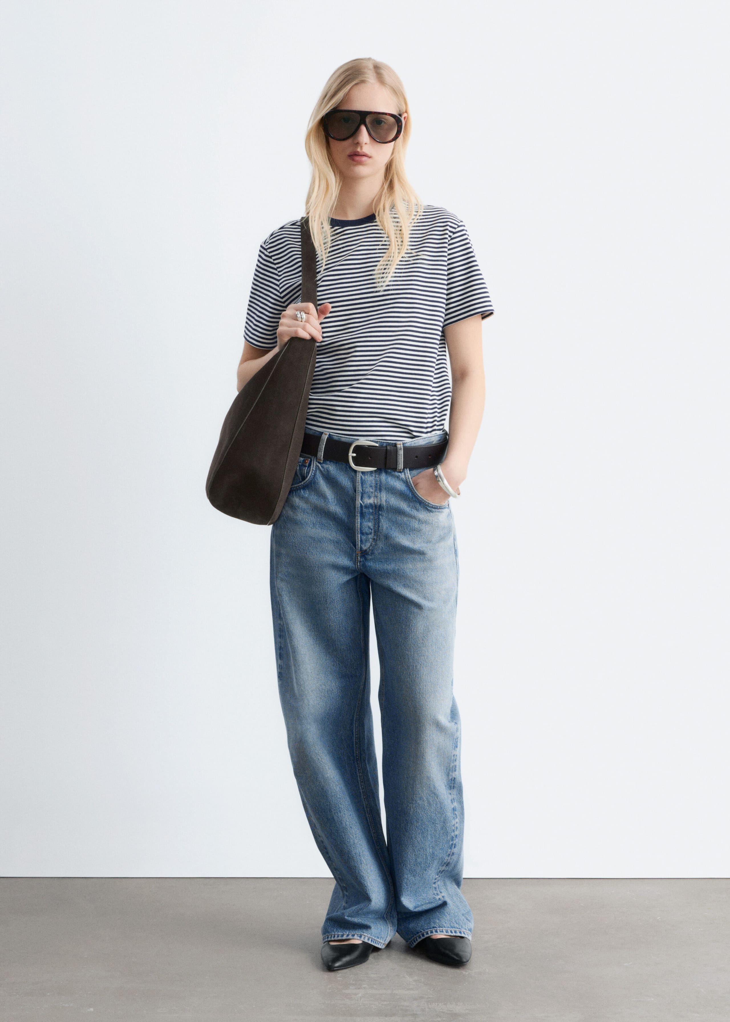 Image of Cotton Crew-Neck T-Shirt