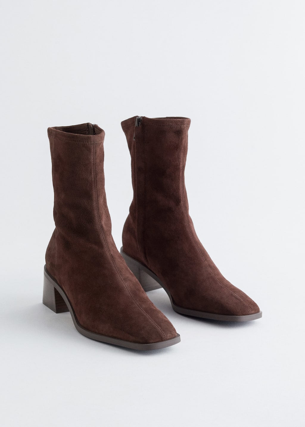 Image of Leather Sock Boots