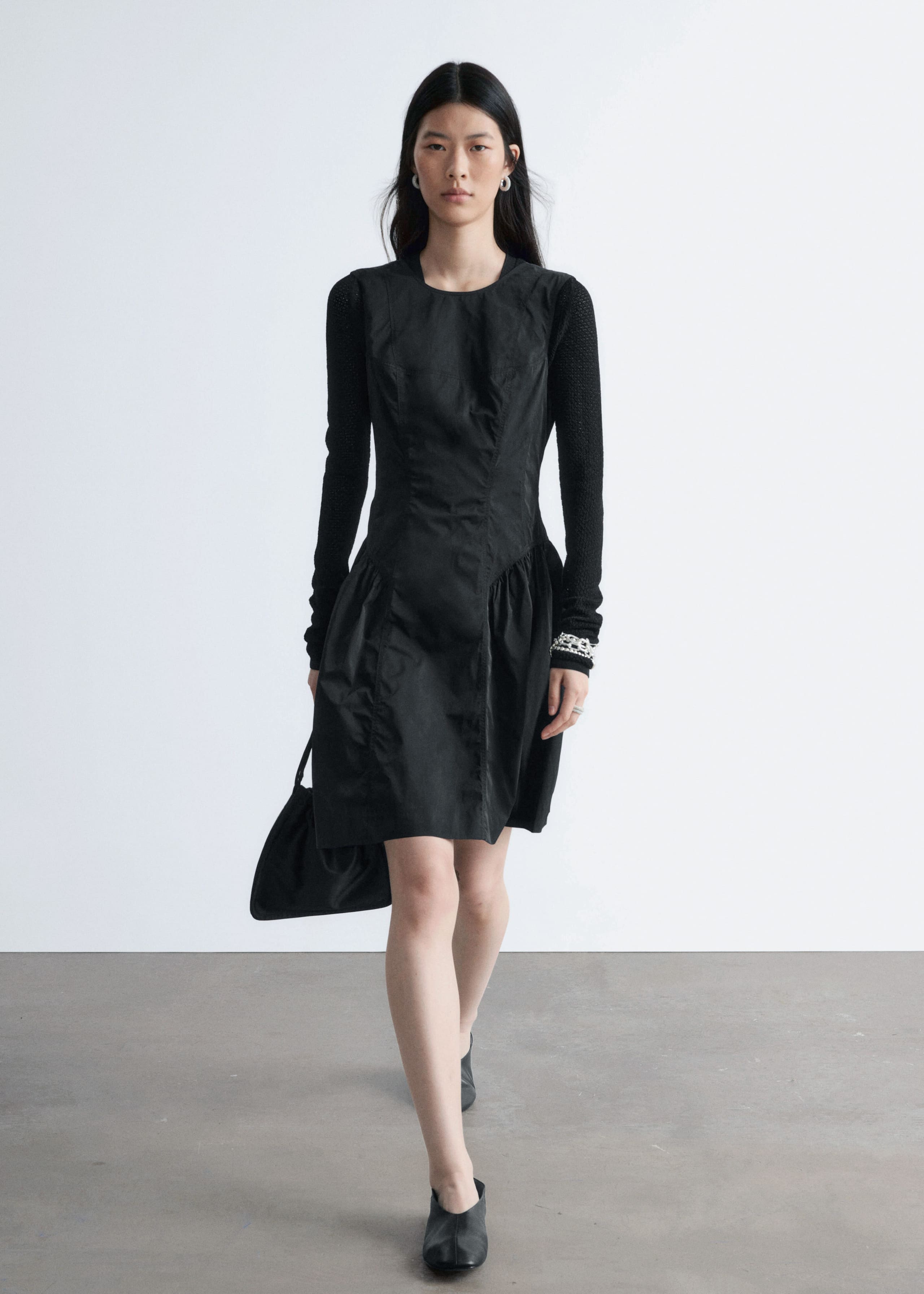 Image of Peplum Mini Dress