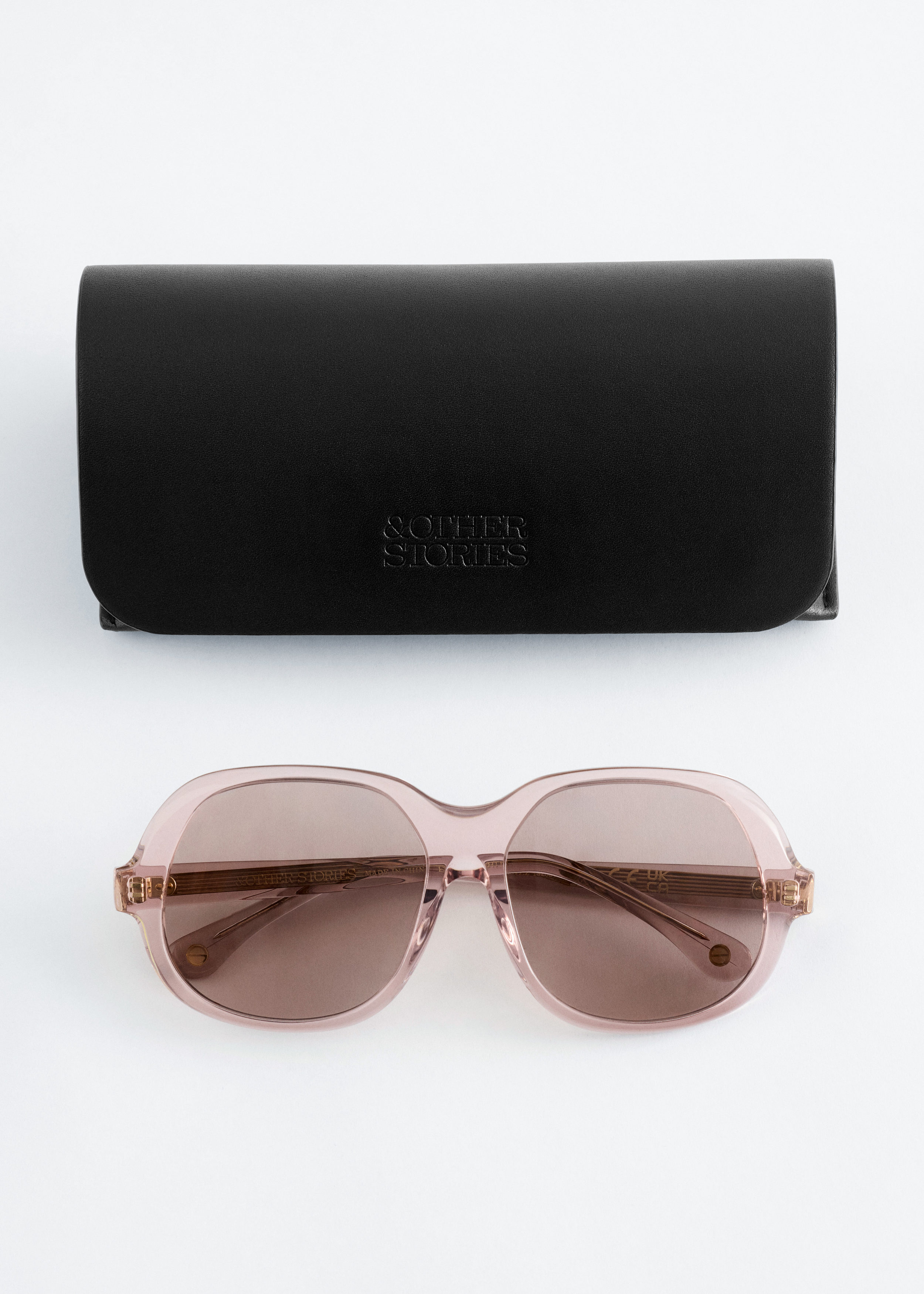 Square-Frame Sunglasses - Dusty Pink - & Other Stories GG