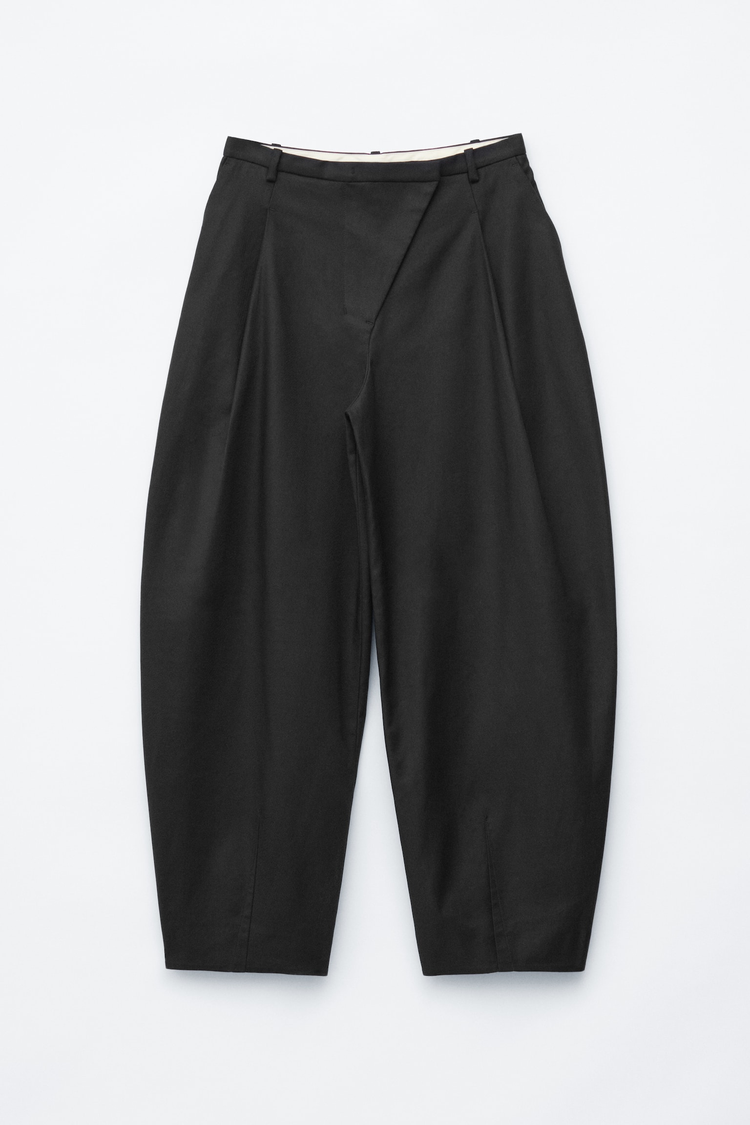 Bukser med tøndeformede ben - Sort - 2