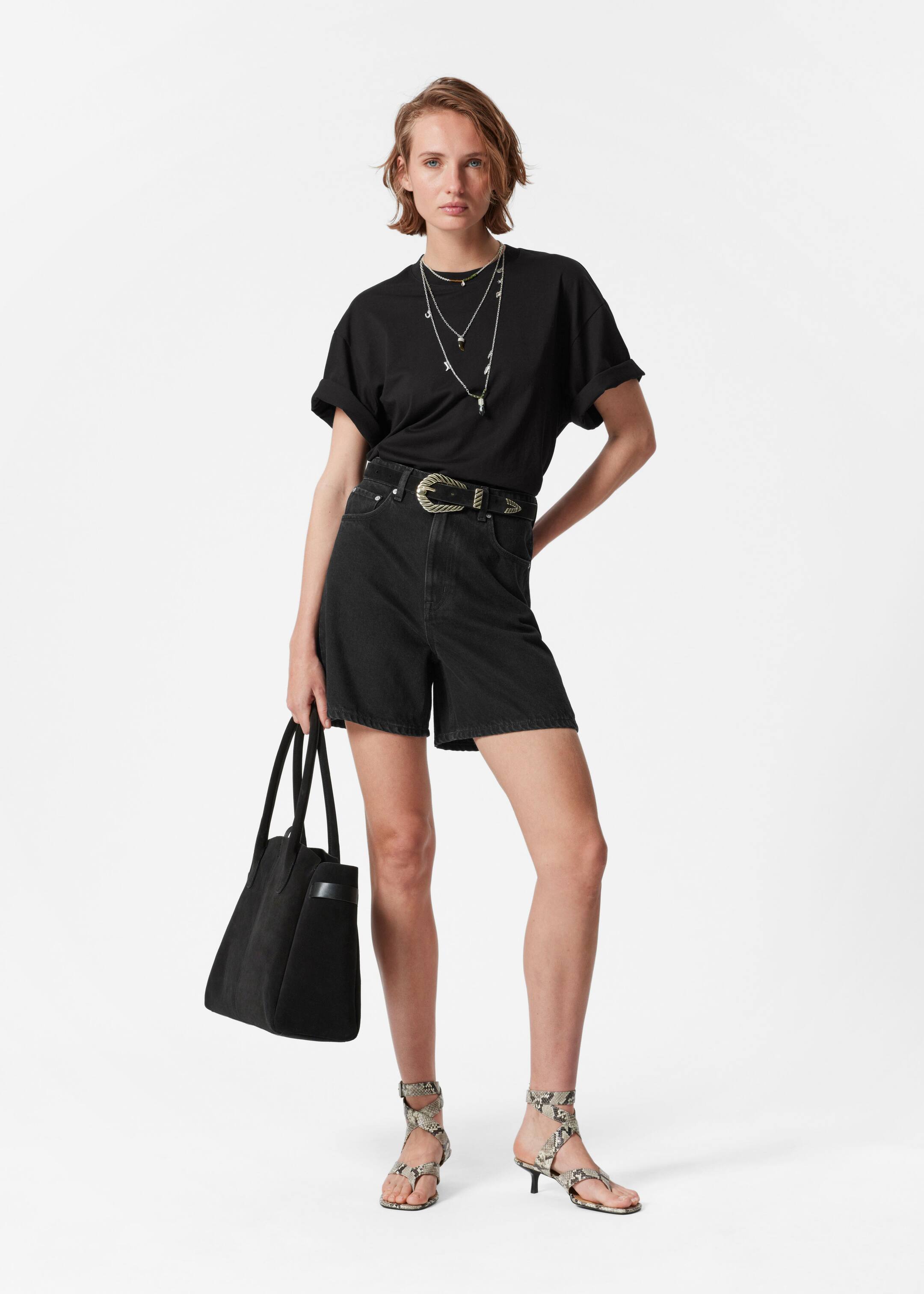 Grotere afbeelding bekijken: Boxy T-Shirt - Zwart - DAMES | H&M BE 3