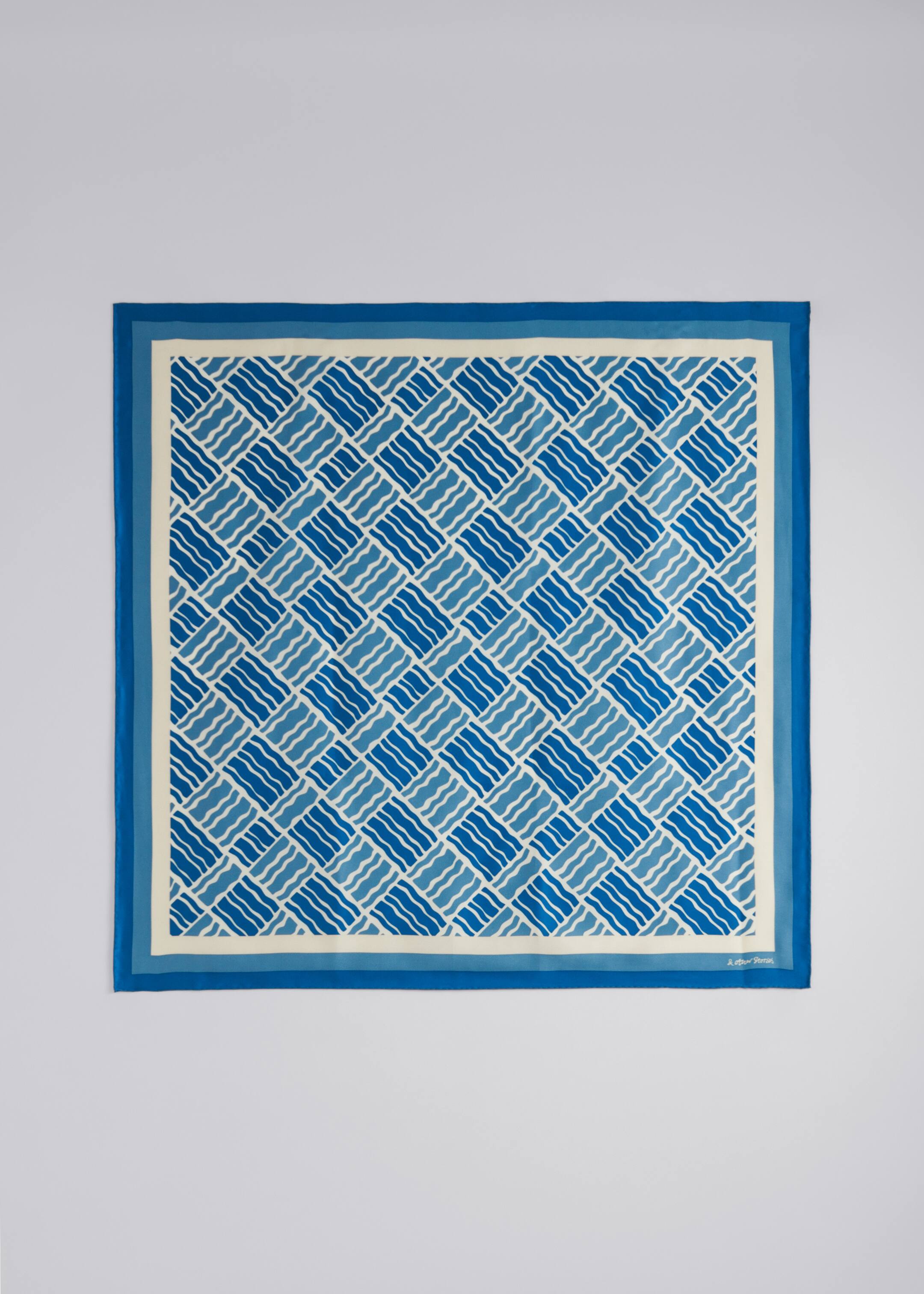 Agrandir l'image: Foulard carré imprimé - Bleu - FEMME | H&M CH 1