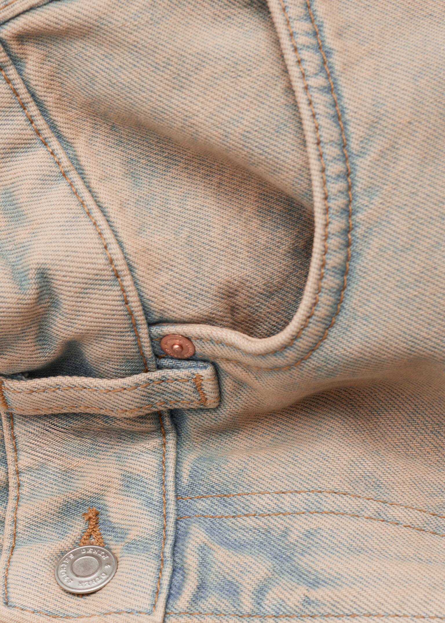 Wide-Leg Jeans - Washed Beige/Khaki Green/Rust Brown - 4