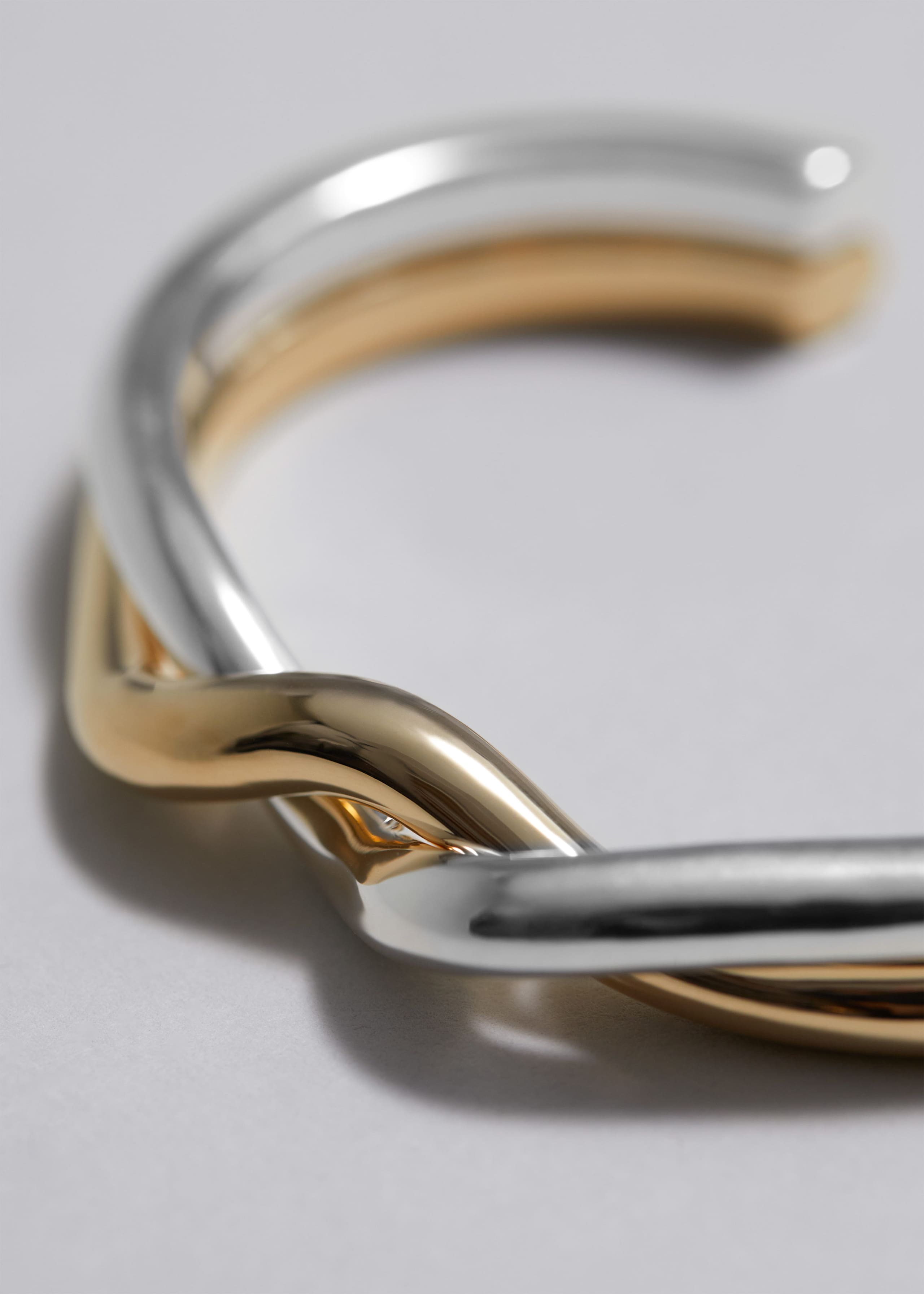 Twisted Cuff Bracelet - Gold/Silver - Still Life