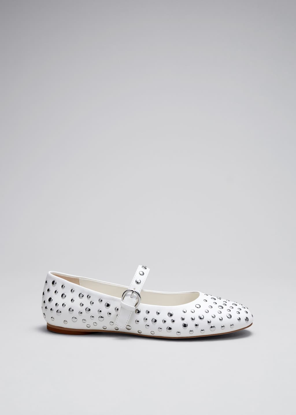 Image of Ballerines en cuir clouté