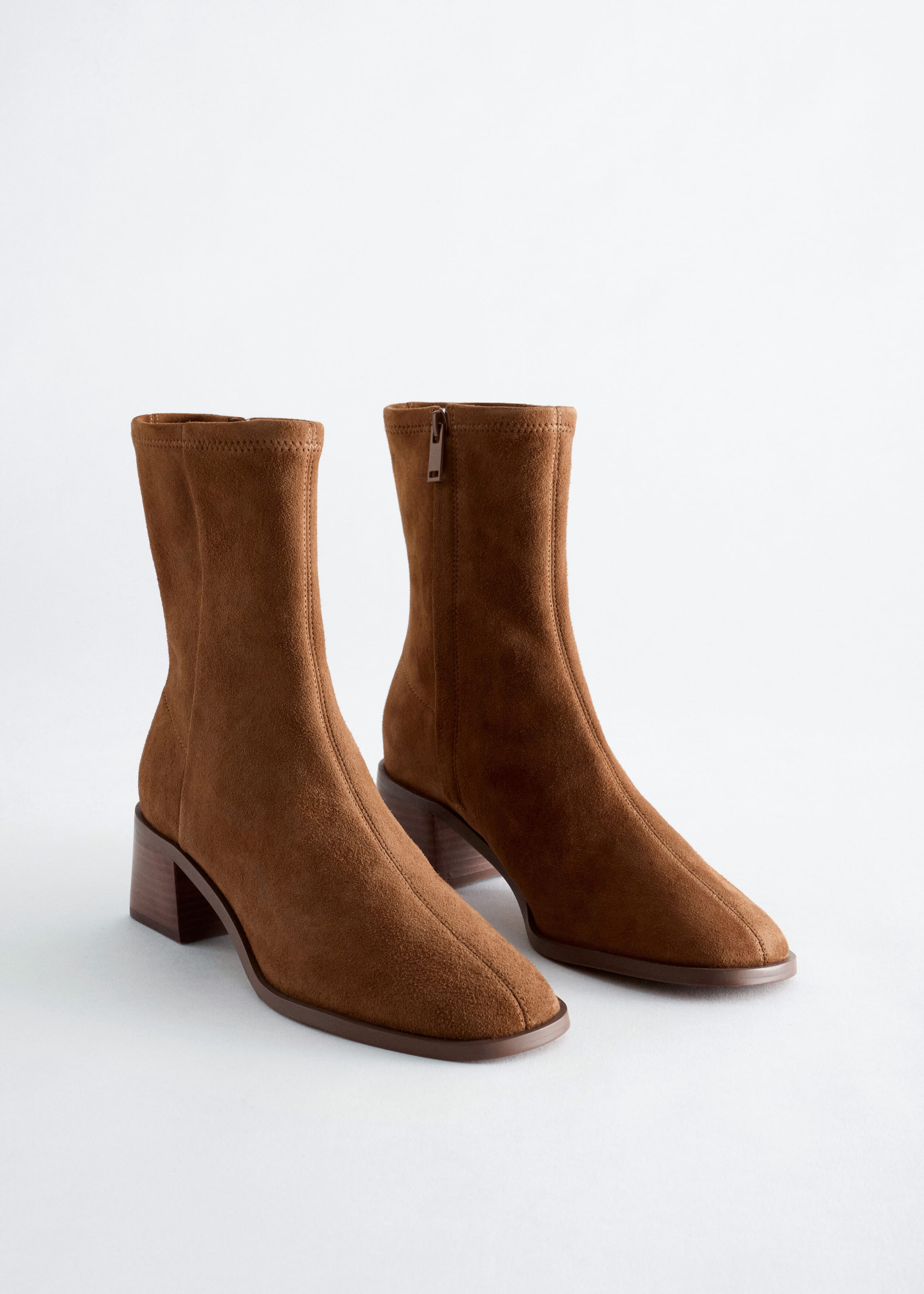 Leren soklaarzen - Cognac - Stilleven