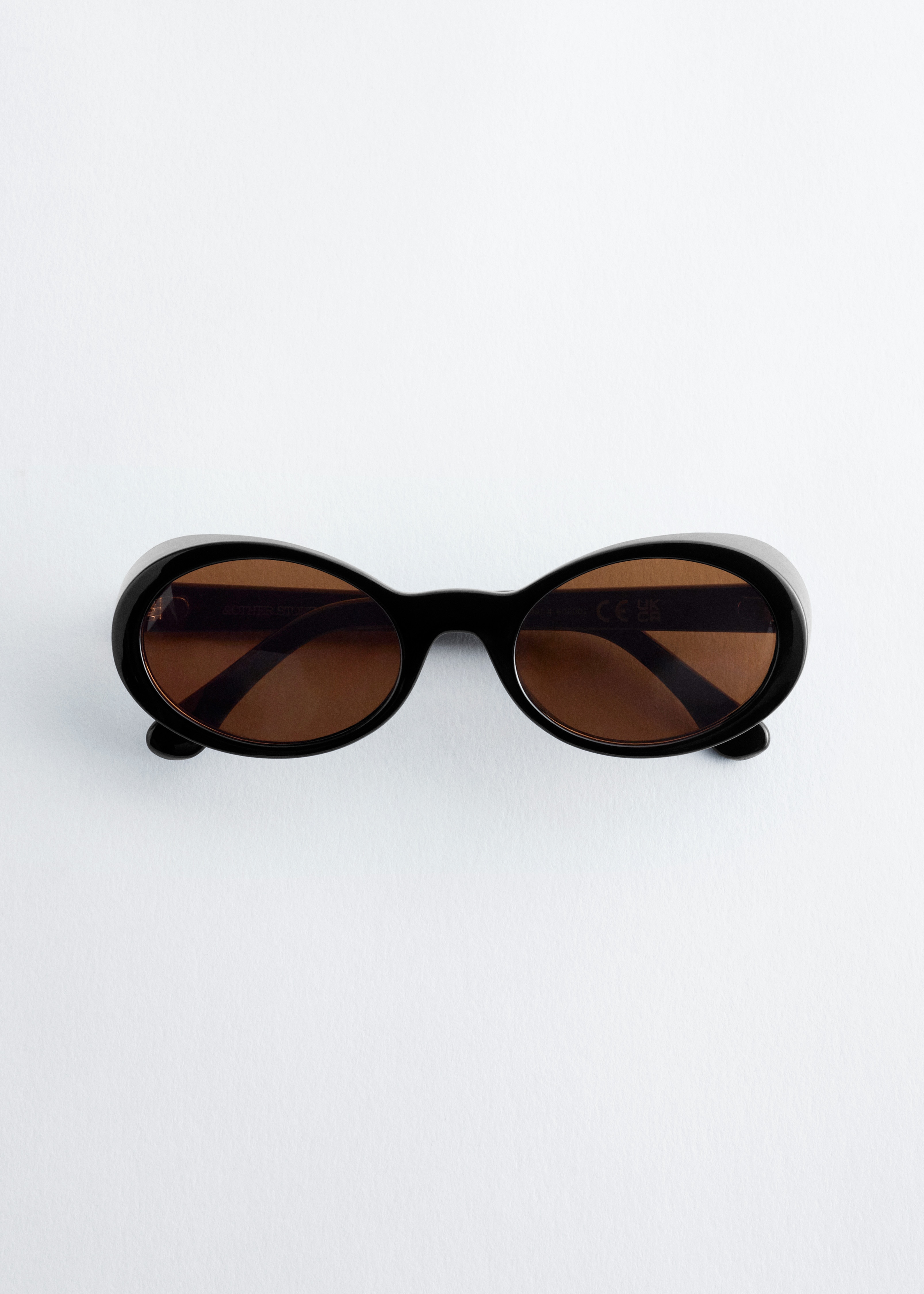 Oval Sunglasses - Black/Brown/Tortoiseshell
